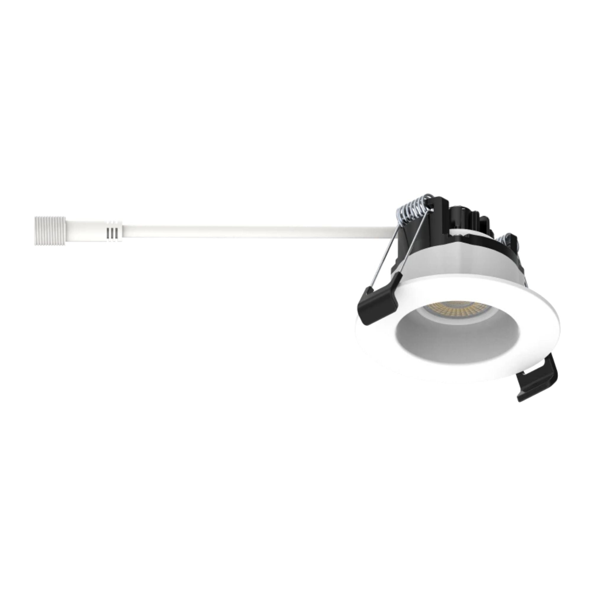 RAB Lighting - 2" Canless Gimbal Downlight, 400 Lm, 5-CCT, 20° Spot, White Deep Regress Trim | Bees Lighting