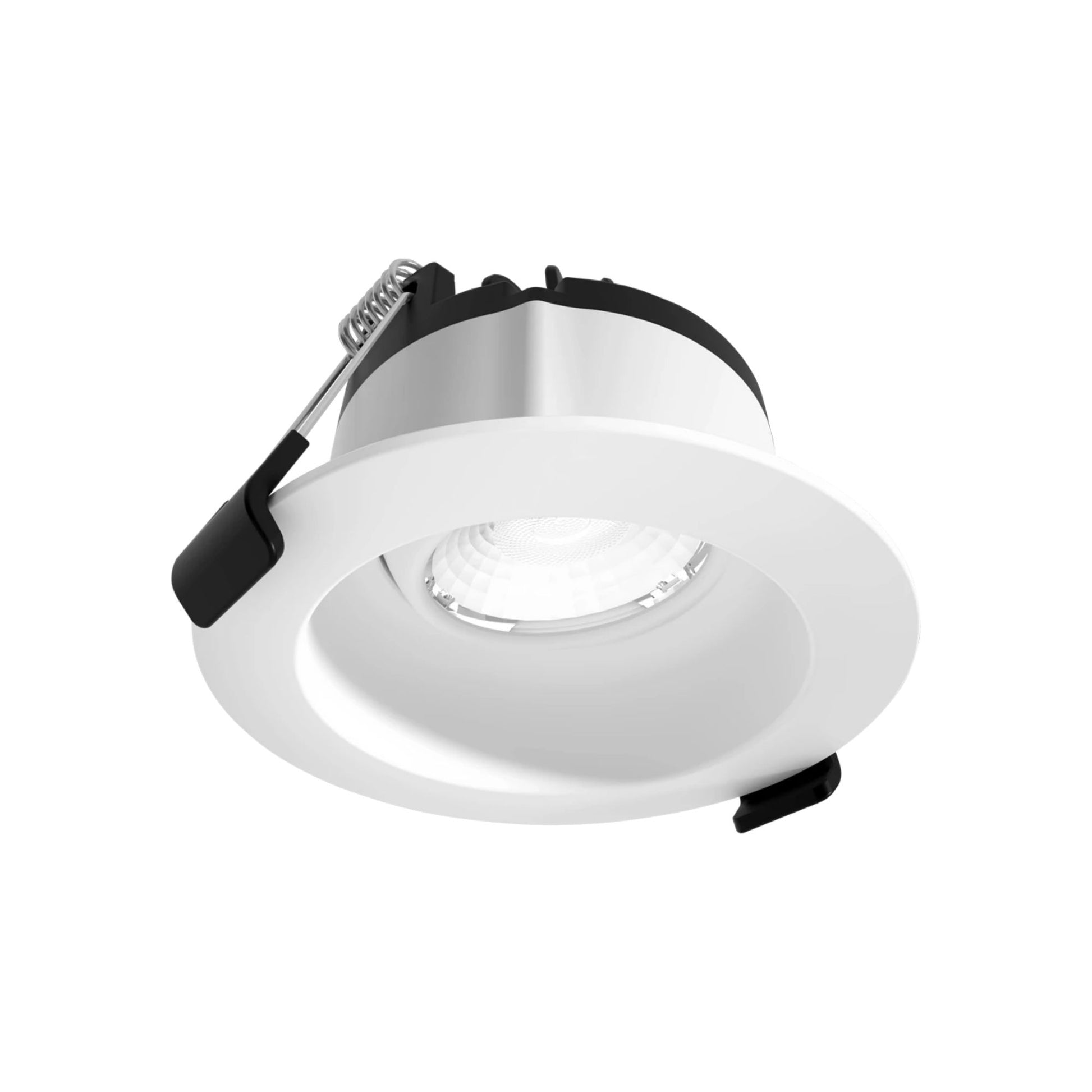 RAB Lighting - 3" Canless Gimbal Downlight, 600 Lm, 5-CCT, 38° Spot, White Deep Regress Trim | Bees Lighting