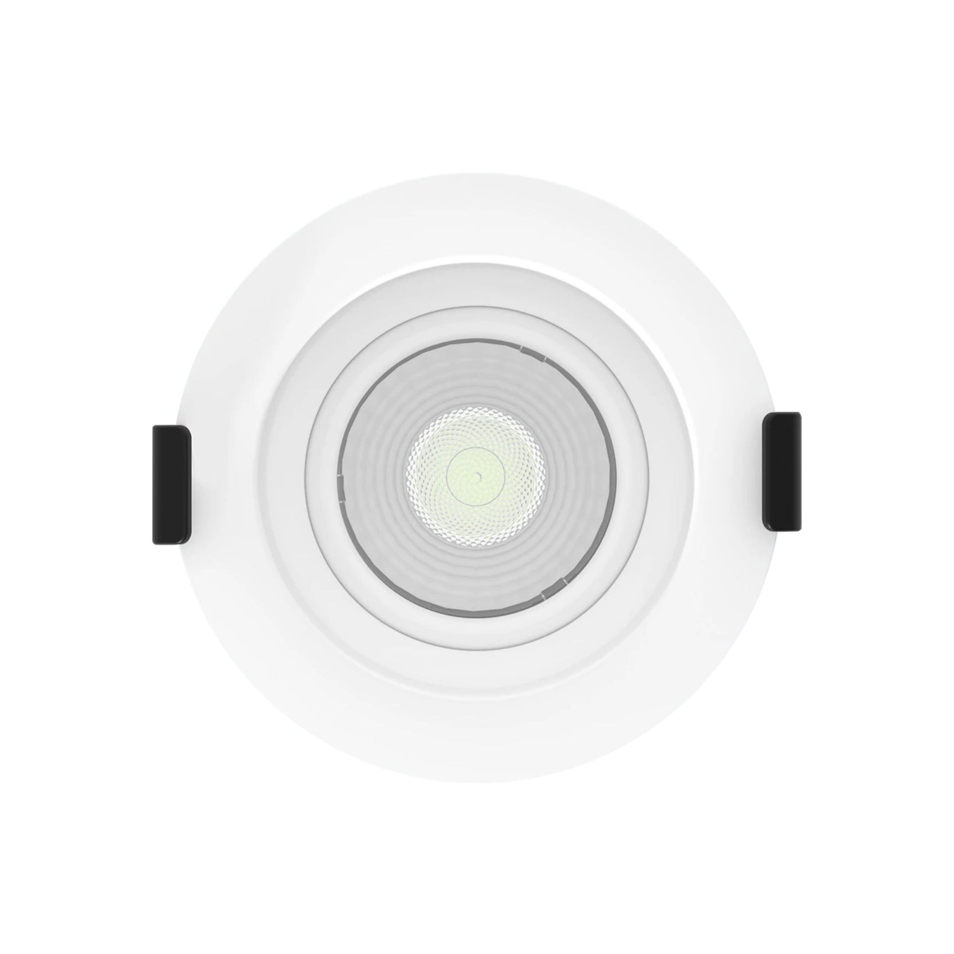 RAB Lighting - 3" Canless Gimbal Downlight, 600 Lm, 5-CCT, 38° Spot, White Deep Regress Trim | Bees Lighting