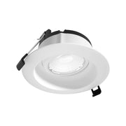 RAB GR4 4 in. Deep Regress Smooth Round Downlight 15W 1050 Lumens Selectable CCT Wet Rated