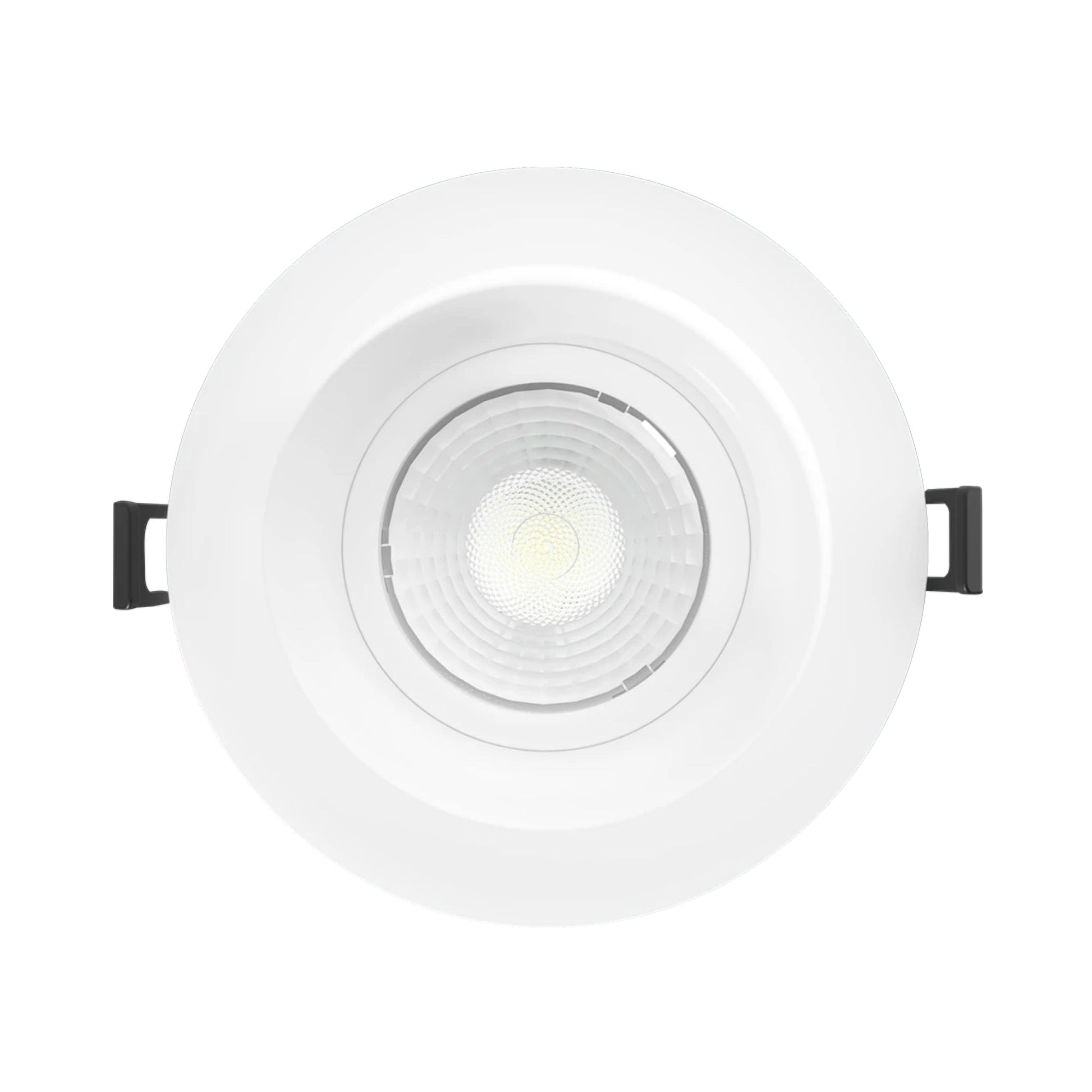 RAB Lighting - 4" Canless Gimbal Downlight, 1050 Lm, 5-CCT, 38° Spot, White Regressed Trim | Bees Lighting