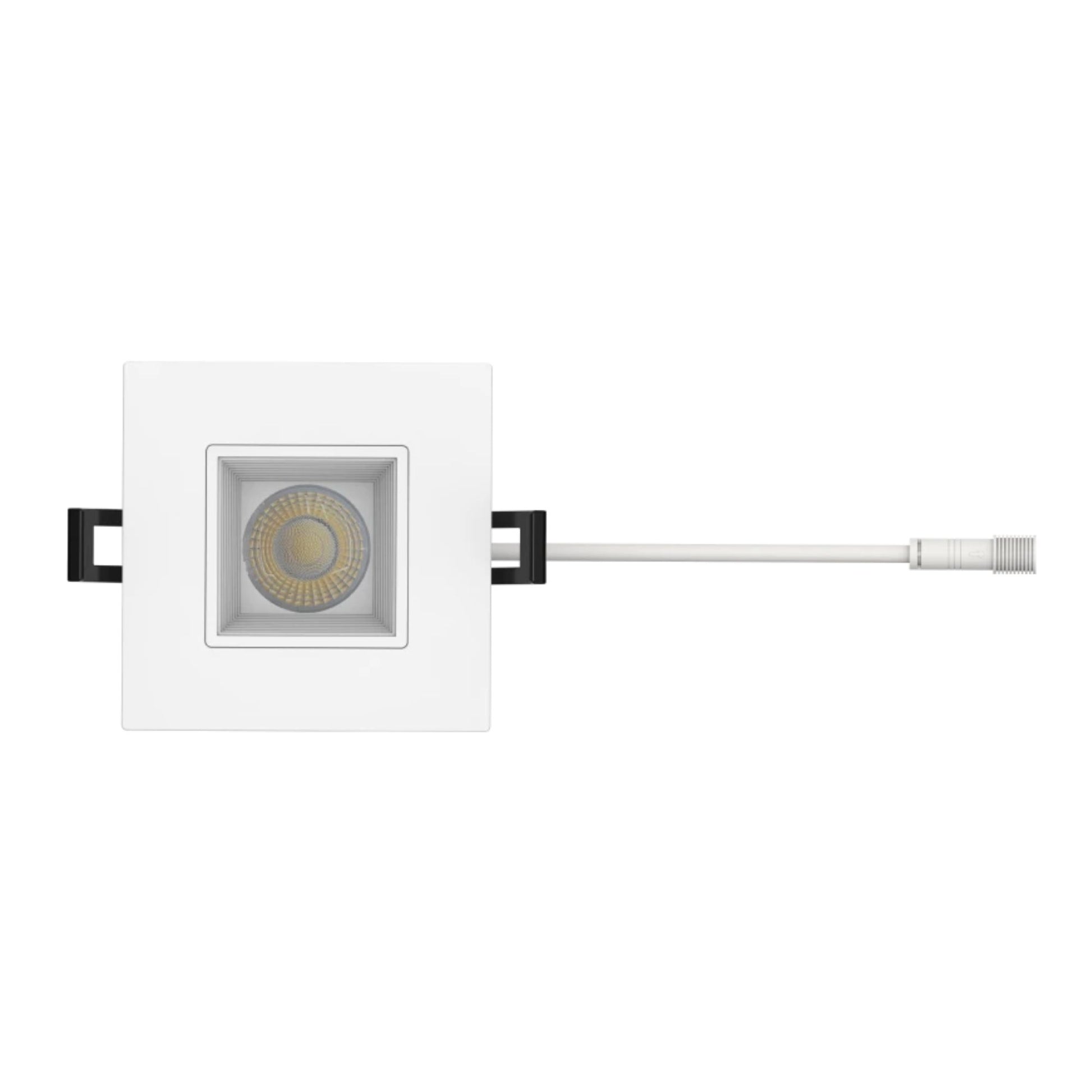 RAB Lighting - 3" Canless LED Recessed Light, 650 Lumens, 5-CCT, Square Baffle Trim | Bees Lighting