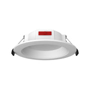 4" CCT-Adjustable LED Recessed Downlight, 7W, 650 Lm, Baffle Trim, Pack of 12