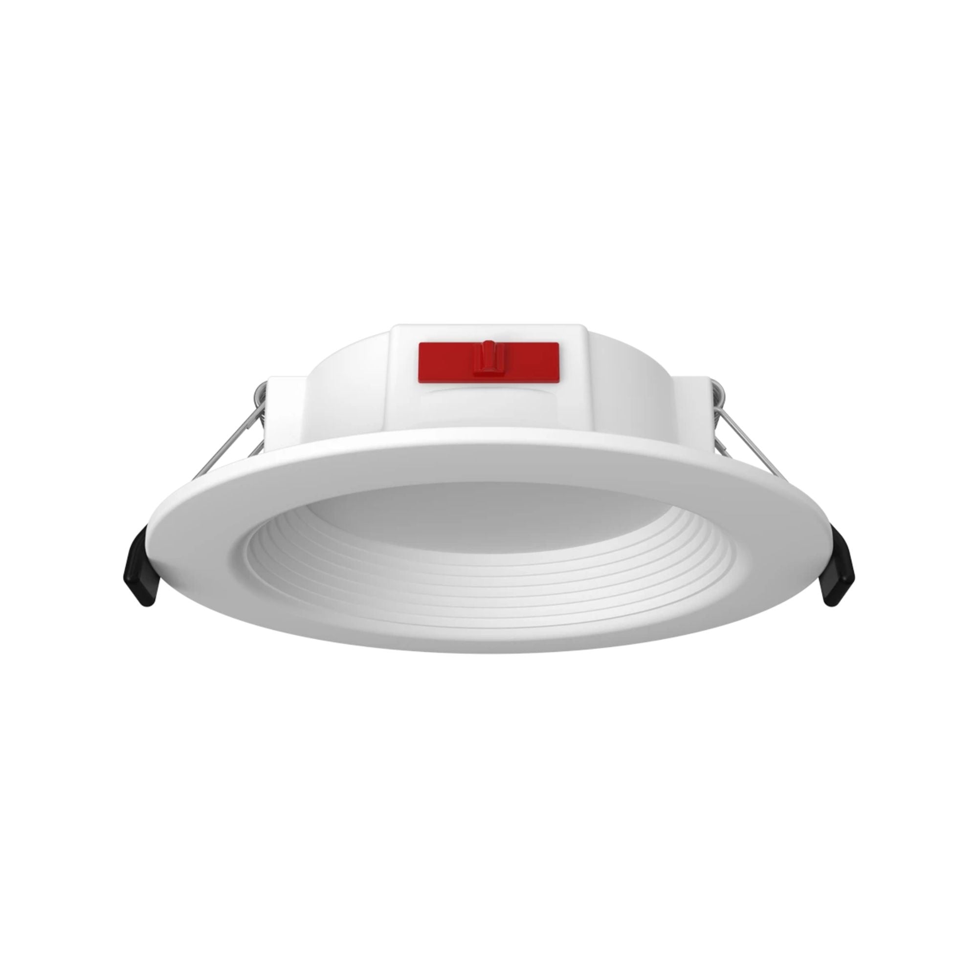 4" CCT-Adjustable LED Recessed Downlight, 7W, 650 Lm, Baffle Trim, Pack of 12