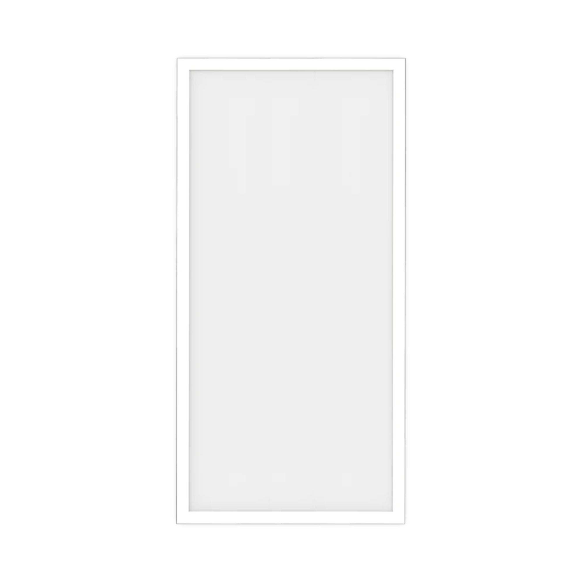 2x4 LED Flat Panel Flush Mount, 55W, 6000lm, Selectable CCT, 120-277V, White
