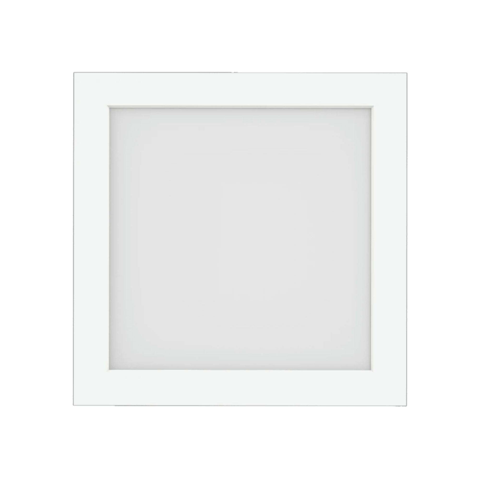 1x1 LED Flat Panel Flush Mount, 20W, 1800lm, Selectable CCT, 120-277V, White