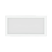 1x2 LED Flat Panel Flush Mount, 22W, 2000lm, Selectable CCT, 120-277V, White