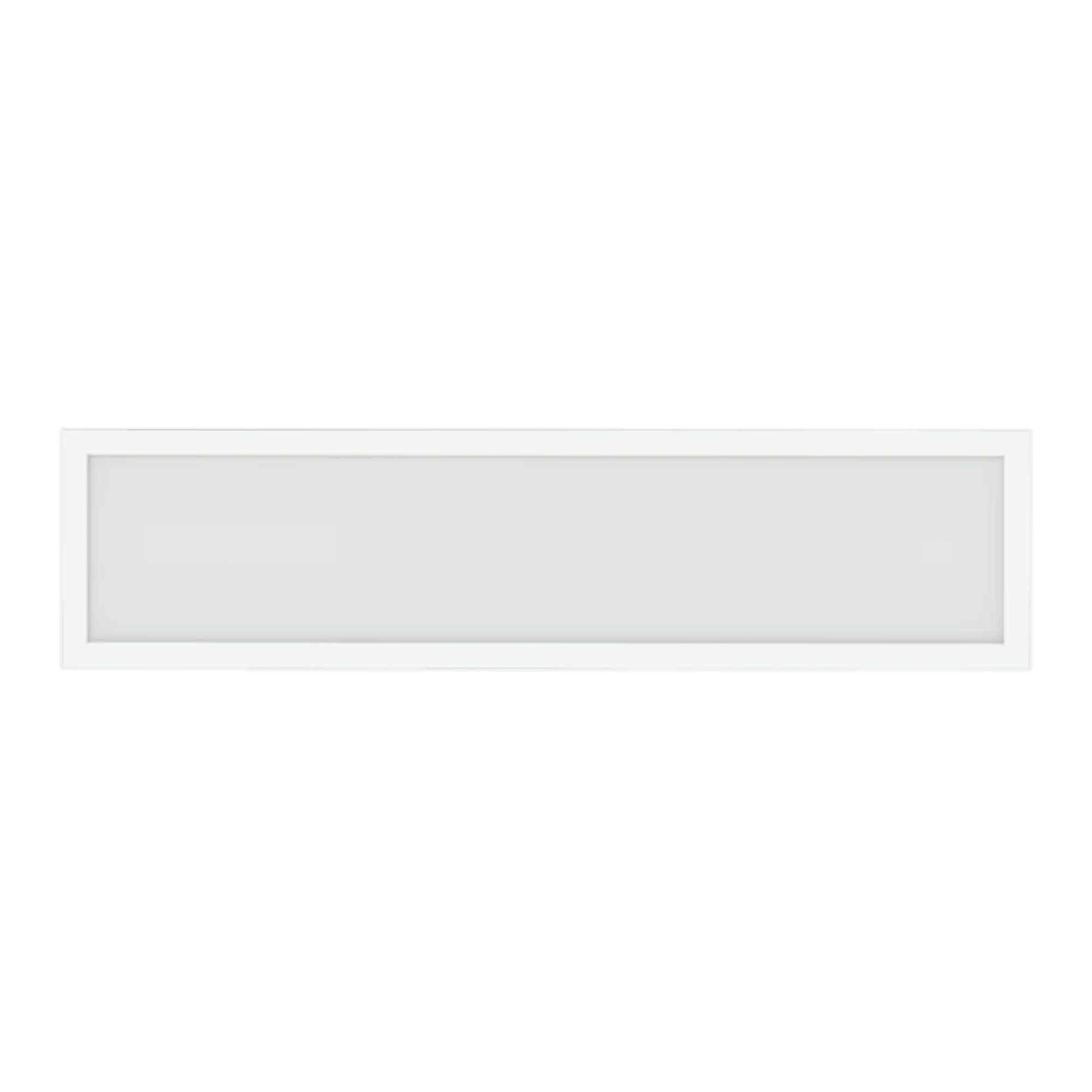 1x4 LED Flat Panel Flush Mount, 45W, 4400lm, Selectable CCT, 120-277V, White