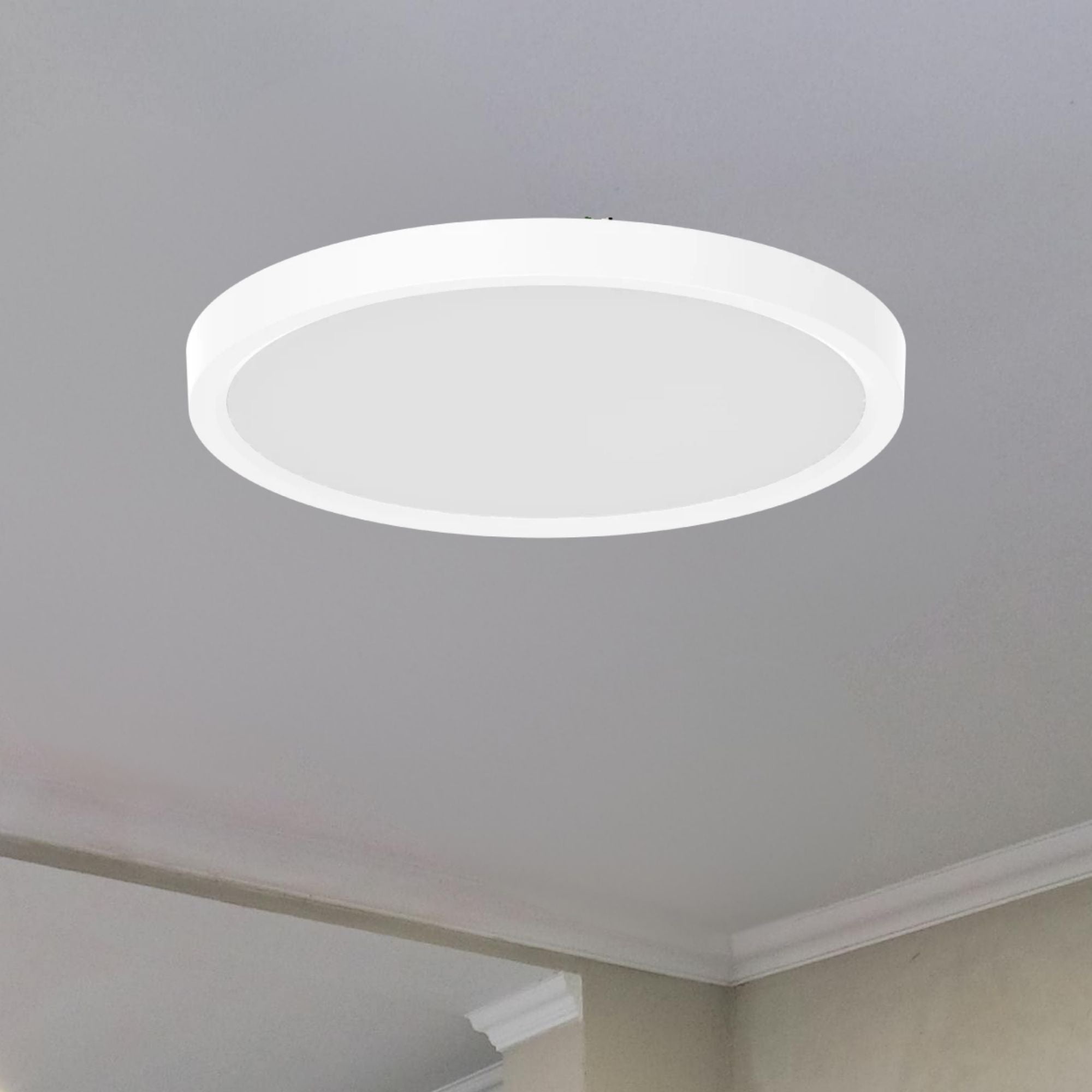 SUMO Slim 5.5" Round LED Surface Mount, 650 Lm, 5CCT, White - Bees Lighting