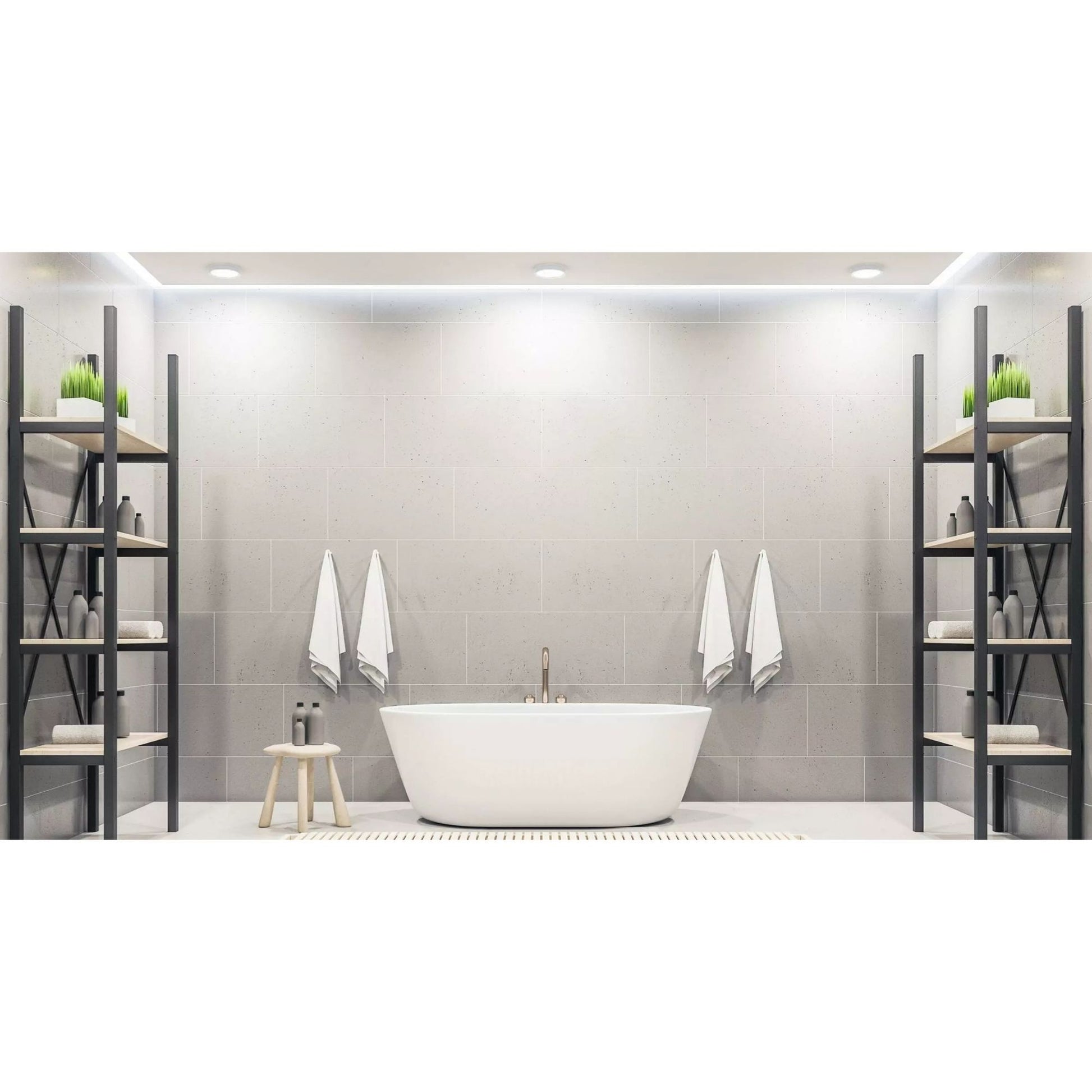 SUMO Slim 5.5" Square LED Surface Mount, 600 Lm, 5CCT, White - Bees Lighting