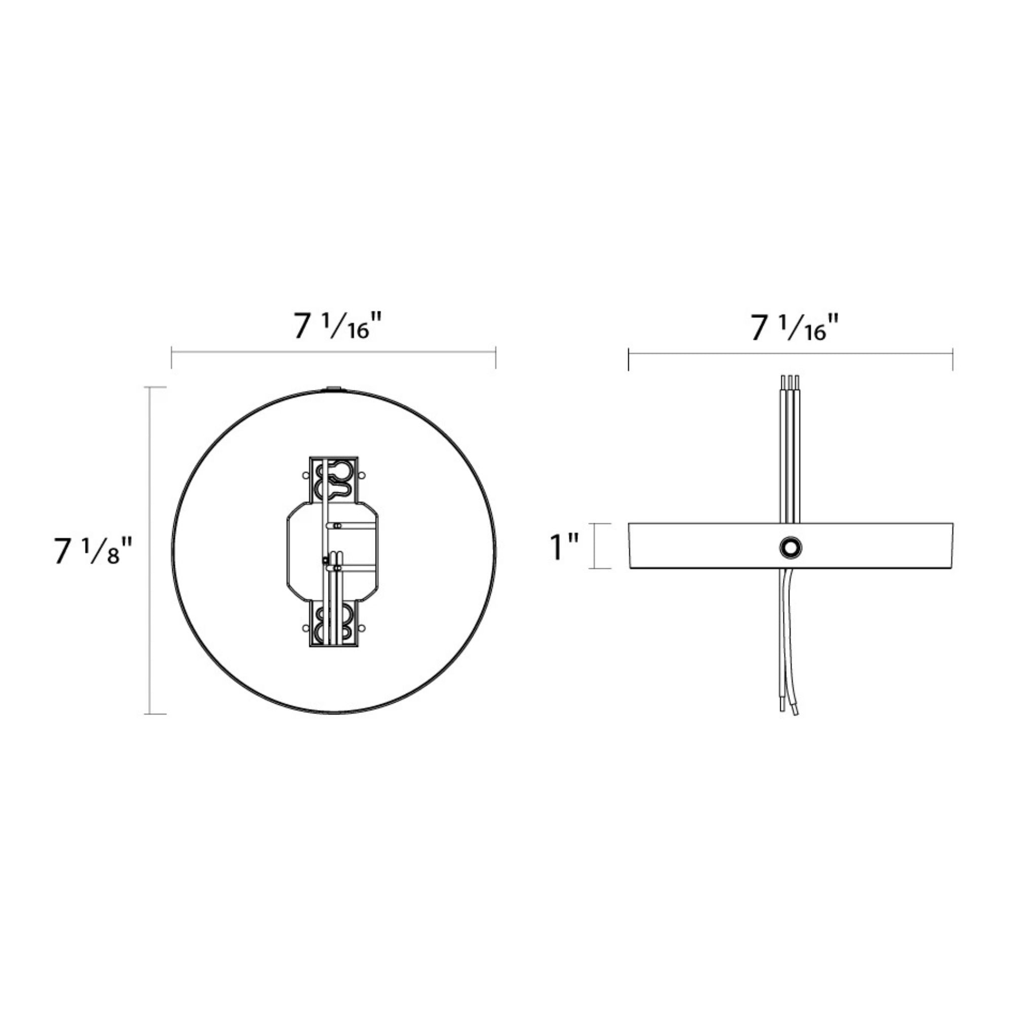 Add on Emergency Battery Backup Module for 7" Sumo Surface Mounts White