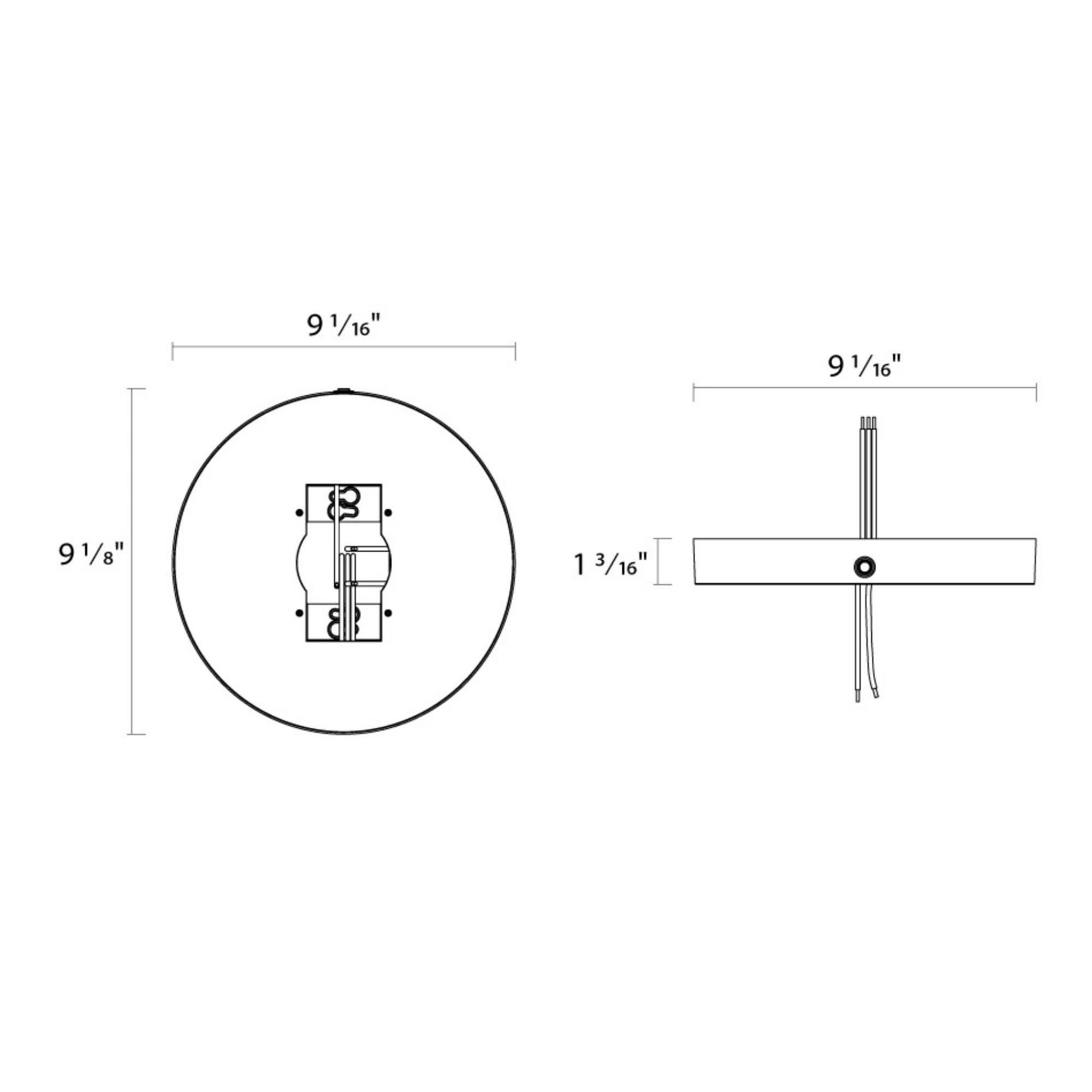 Add on Emergency Battery Backup Module for 9" Sumo Surface Mounts White