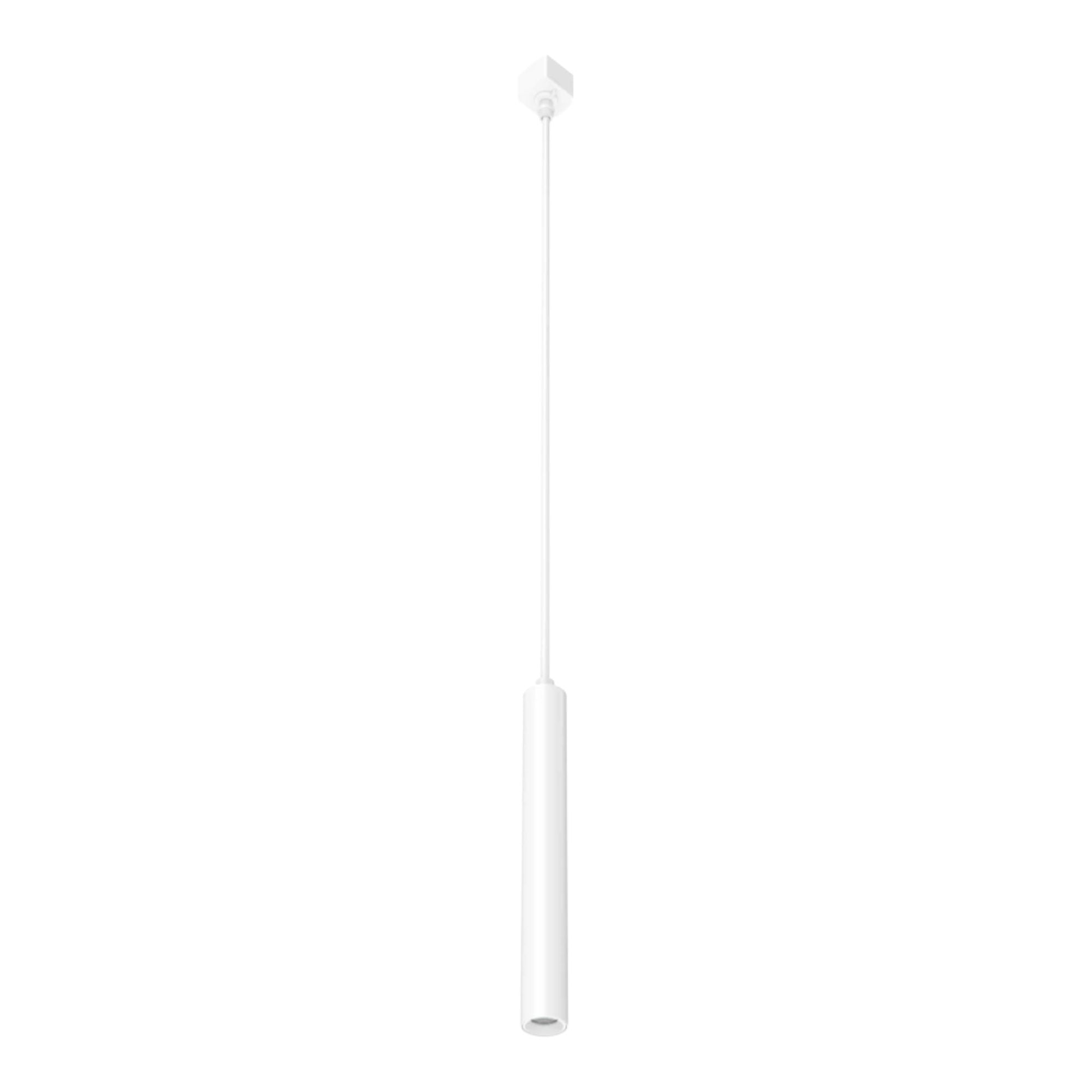 TKP Small Track Pendant Light, 8W, 525 Lumens, 3000K, Halo, 36°, White