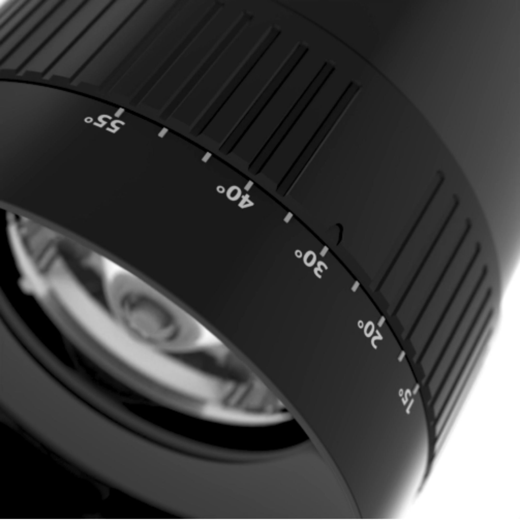 TRACK22 Small Track Head, 860 Lumens, 5-CCT, Adjustable Optics 15° - 55°, Black