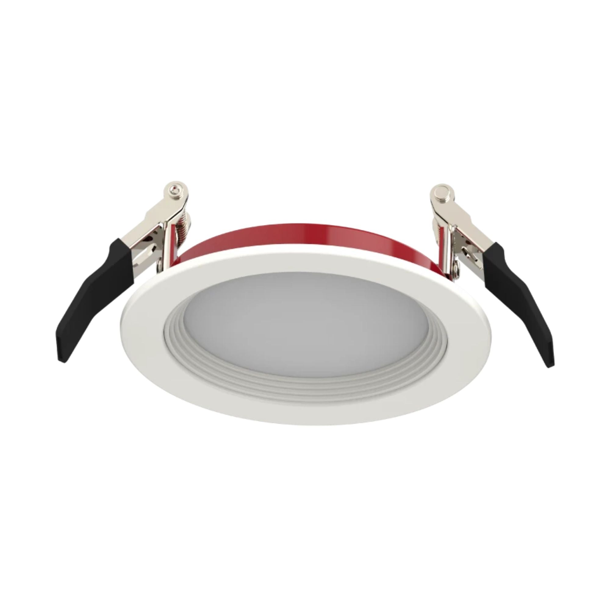 4" Fire Rated Wafer LED Recessed Light, 1000 Lm, 5-CCT, Baffle Trim