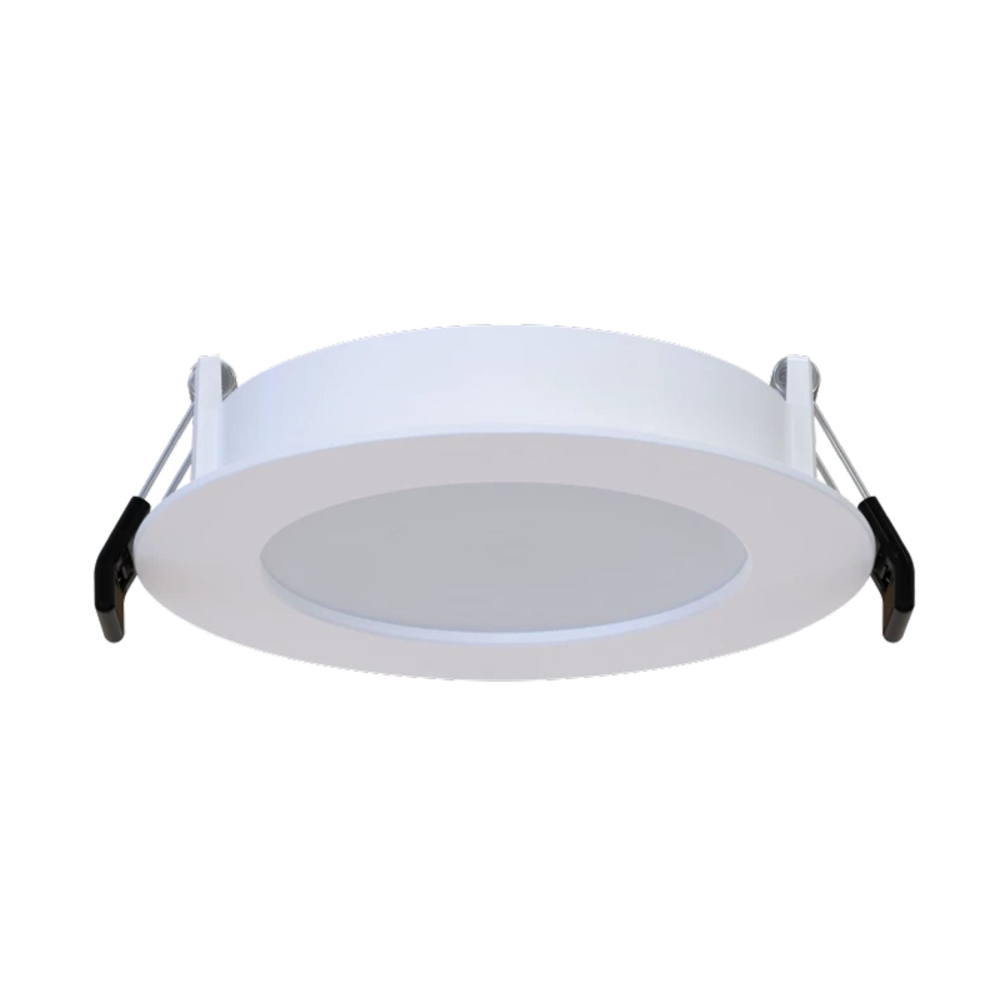 4" Back-Lit Wafer Downlight, 650 Lm, CCT-Selectable, White Smooth Trim