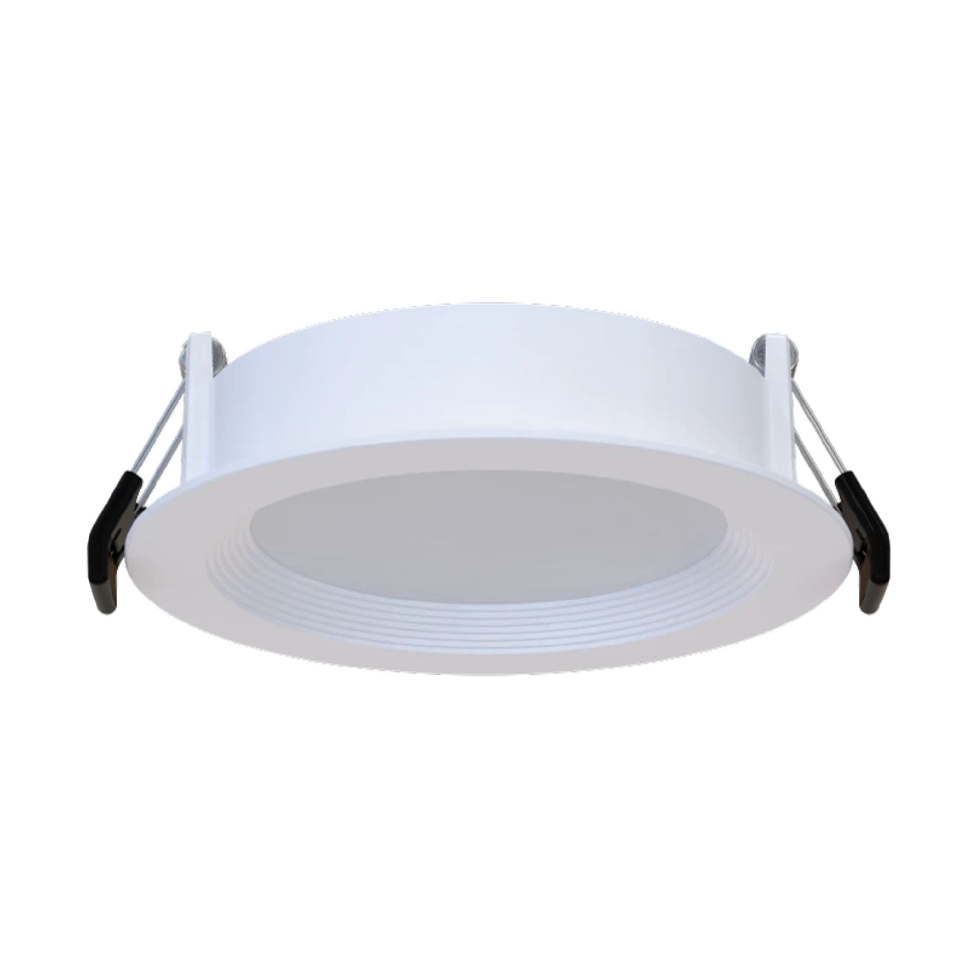 4" Back-Lit Wafer Downlight, 650 Lm, CCT-Selectable, White Baffle Trim