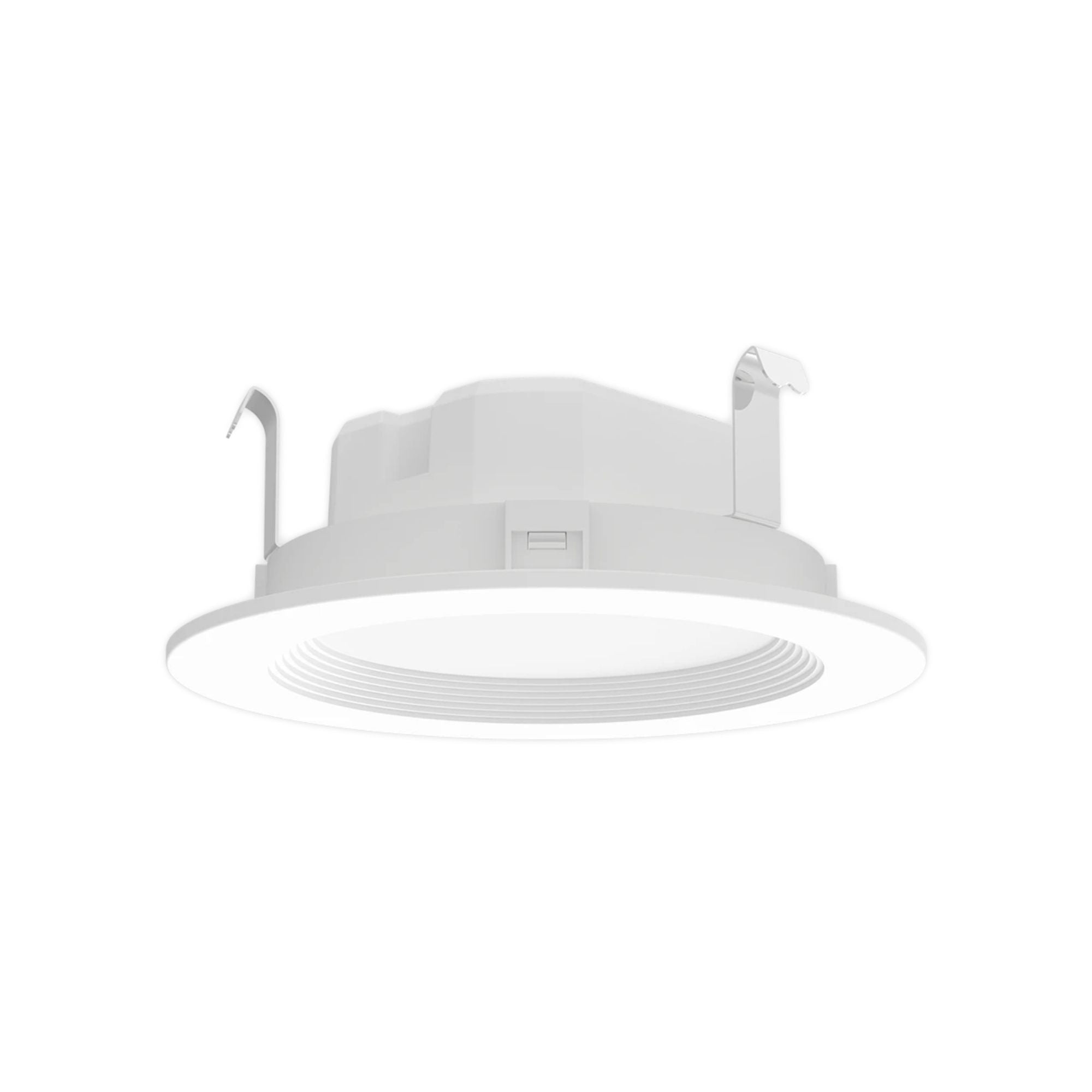 4'' Wafer Retrofit LED Can Light, 835 Lm, 5-CCT, White Baffle Trim