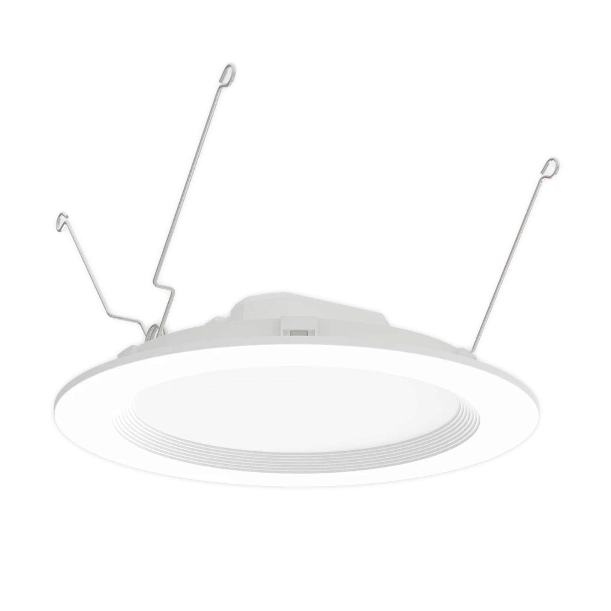 5/6'' Wafer Retrofit LED Can Light, 1300 Lm, 5-CCT, White Baffle Trim