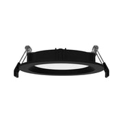 4" Wafer LED Downlight, 800 Lm, 5-CCT, Black Baffle Trim - Bees Lighting