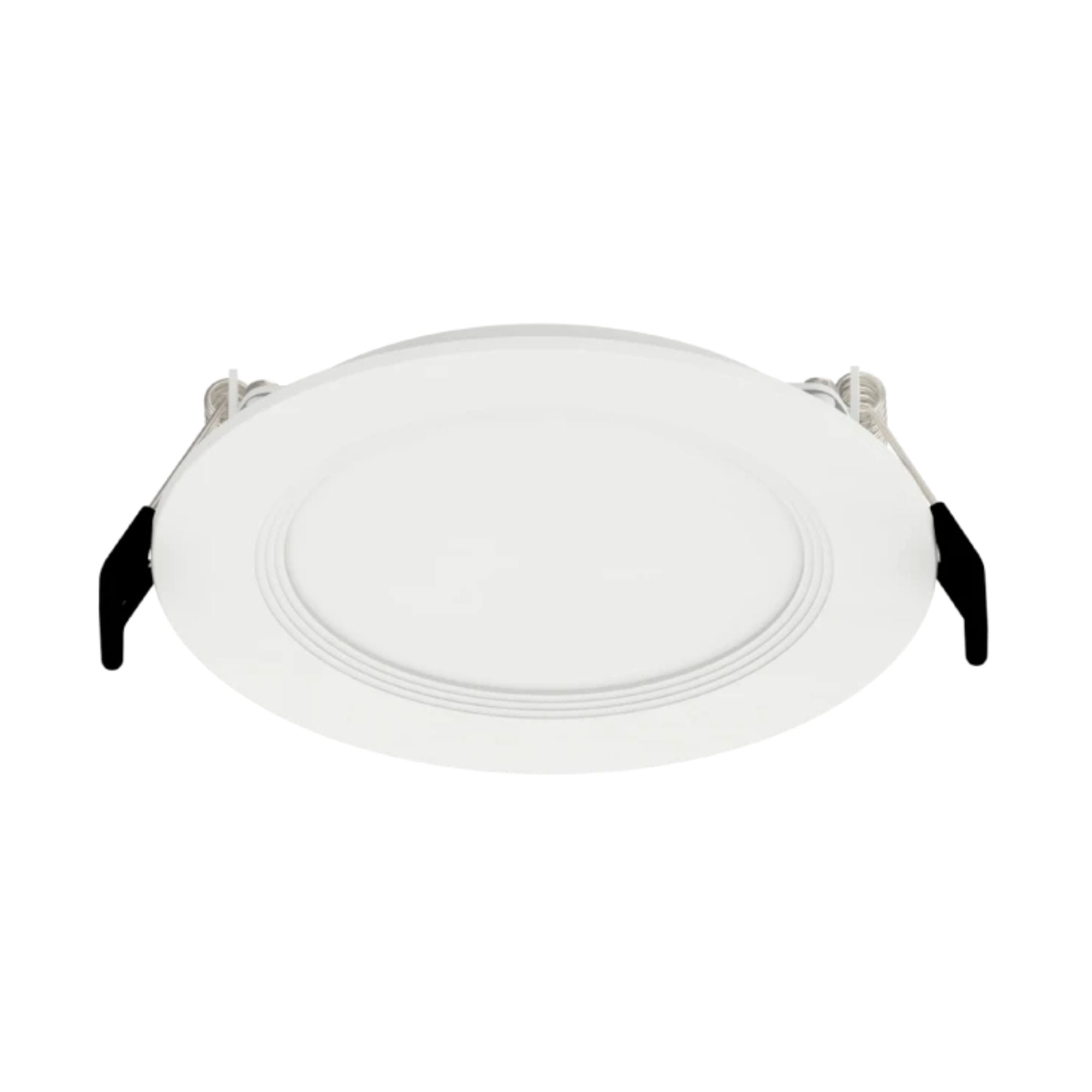 4" Wafer LED Downlight, 750 Lm, 5-CCT, White Shallow Baffle Trim