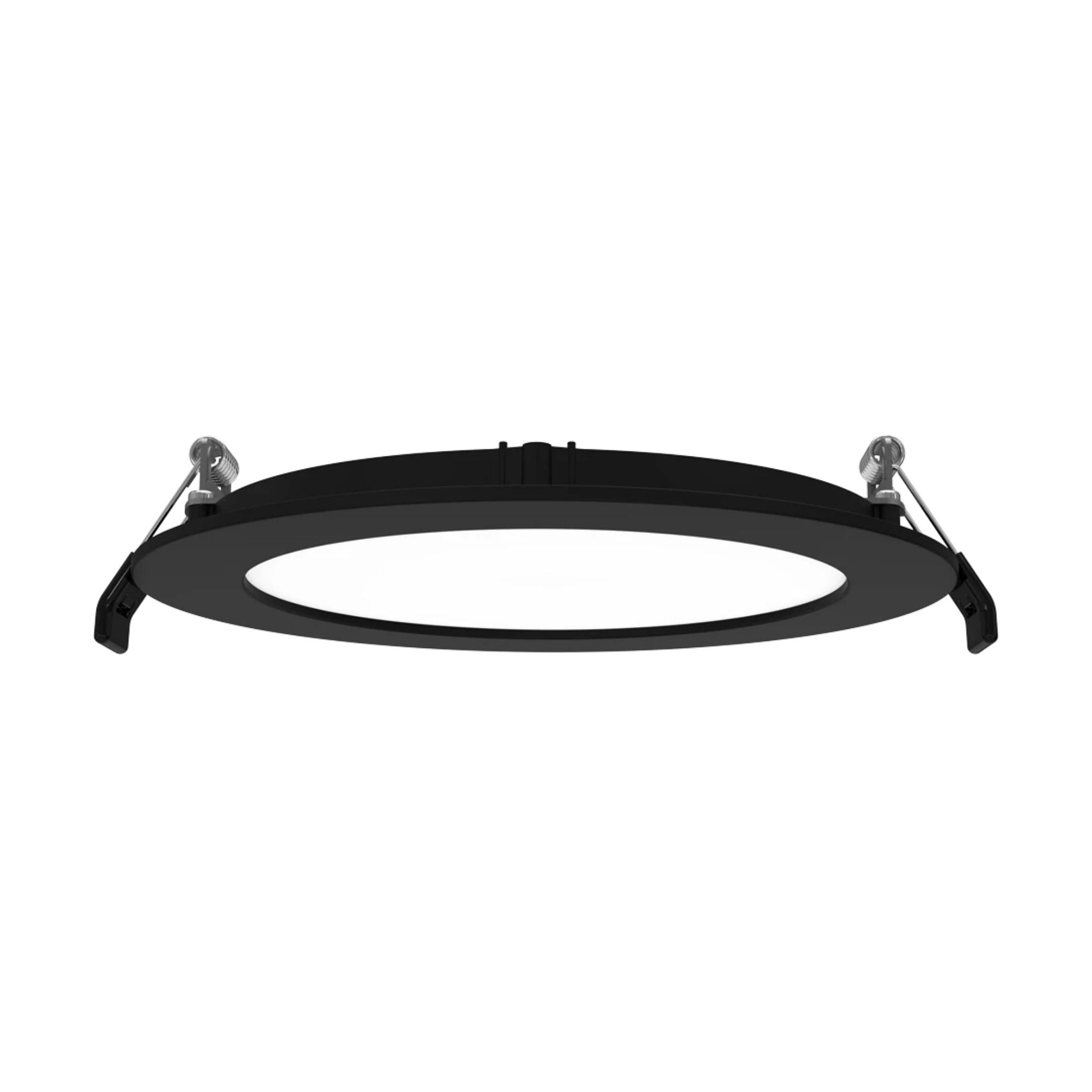 6" Wafer LED Downlight, 1100 Lm, 5-CCT, Black Smooth Trim - Bees Lighting