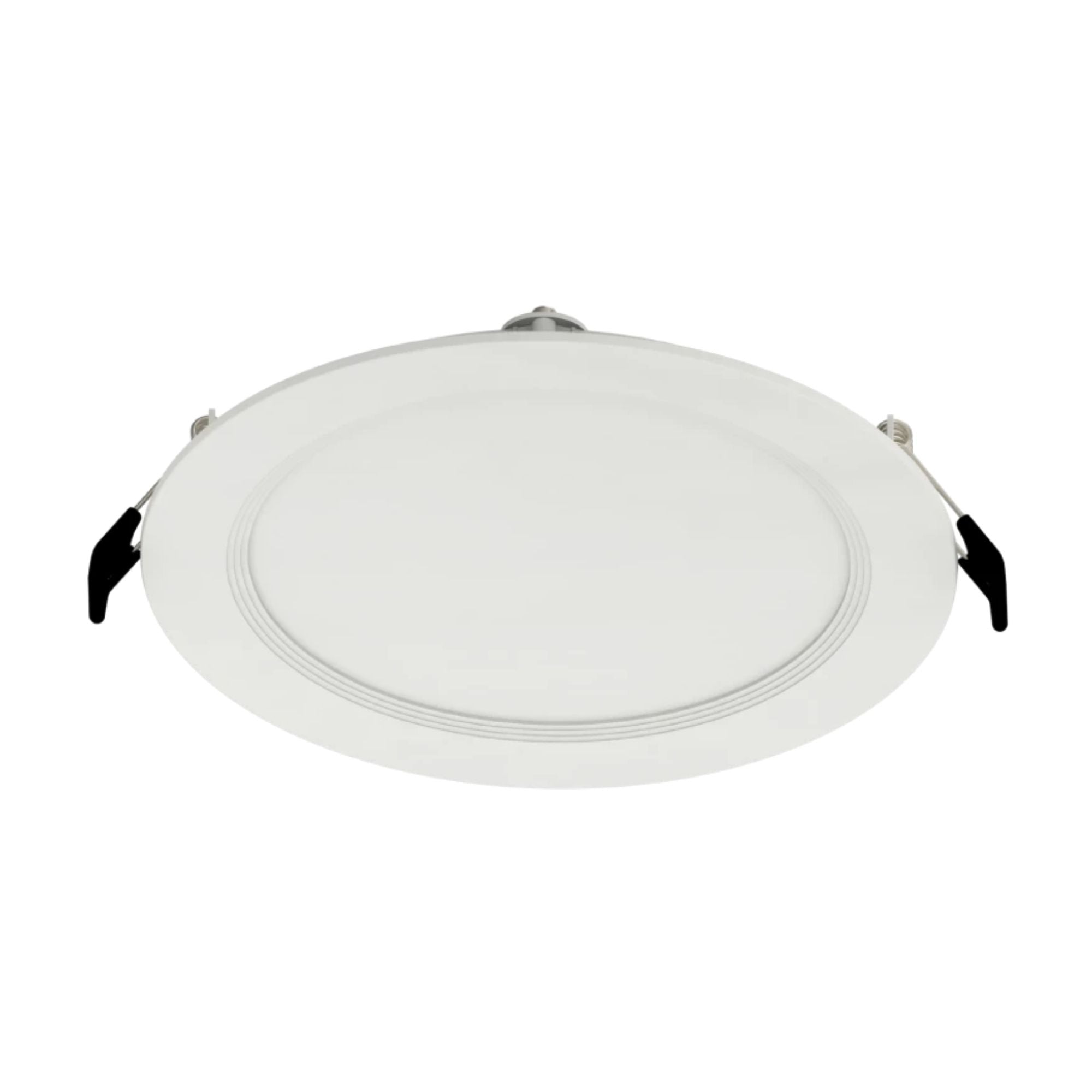6" Wafer LED Downlight, 1100 Lm, 5-CCT, White Shallow Baffle Trim