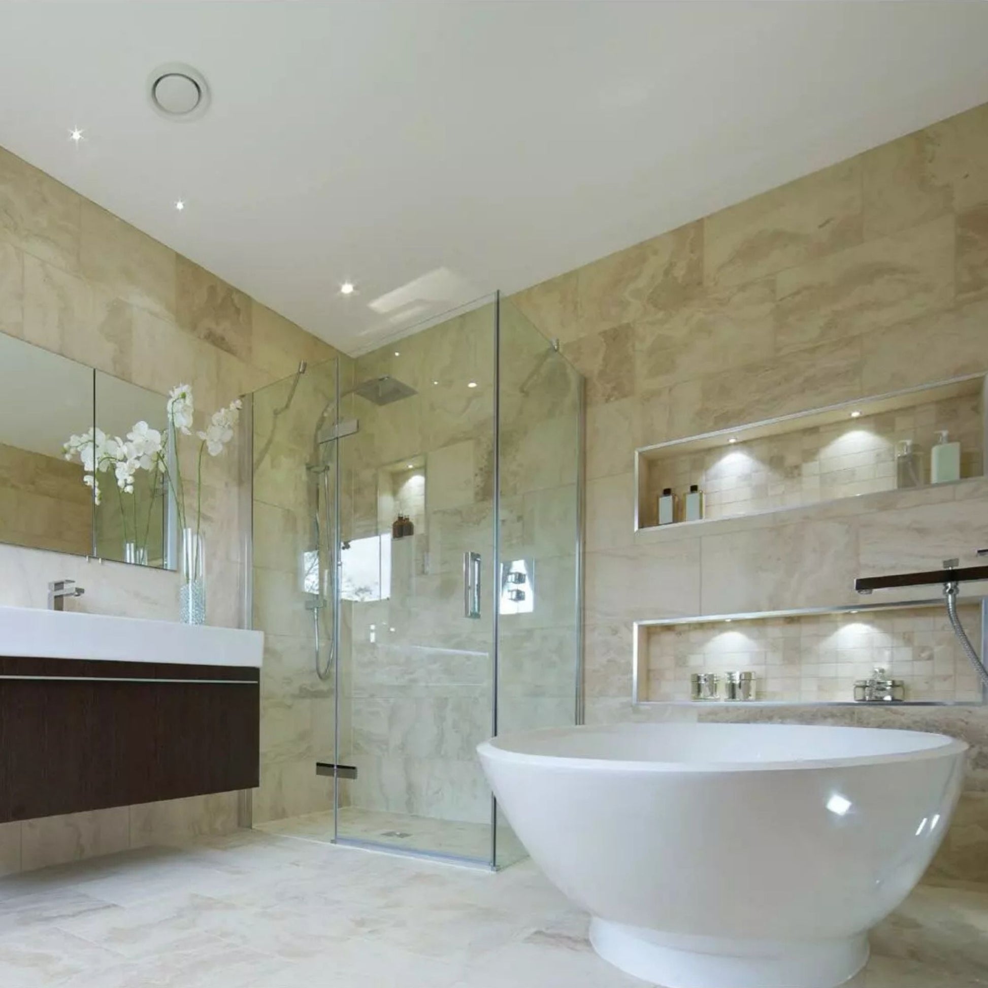 RAB Lighting - 2" Edge-Lit Wafer LED Downlight, 10W, 900Lm, 5-CCT, 120V, Smooth Trim | Bees Lighting