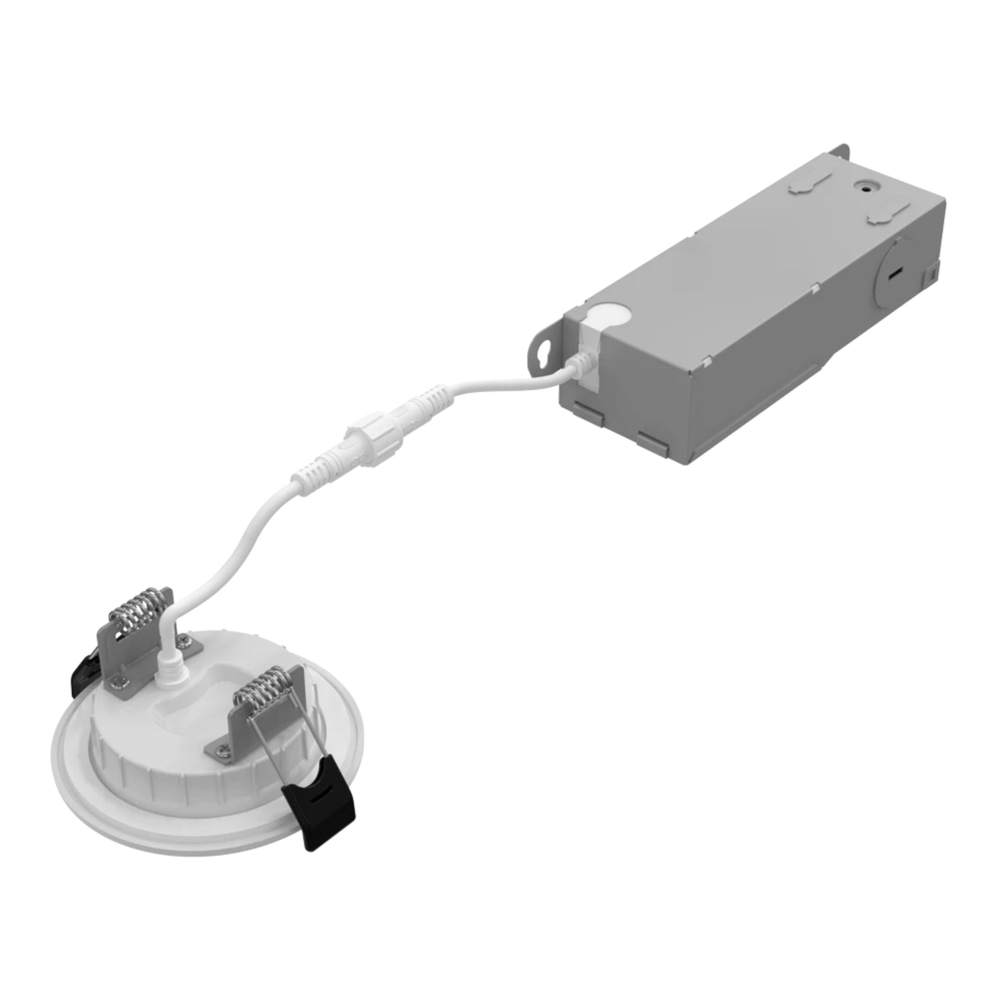 2" Edge-Lit Wafer LED Downlight, 10W, 900Lm, 5-CCT, 120V, Smooth Trim
