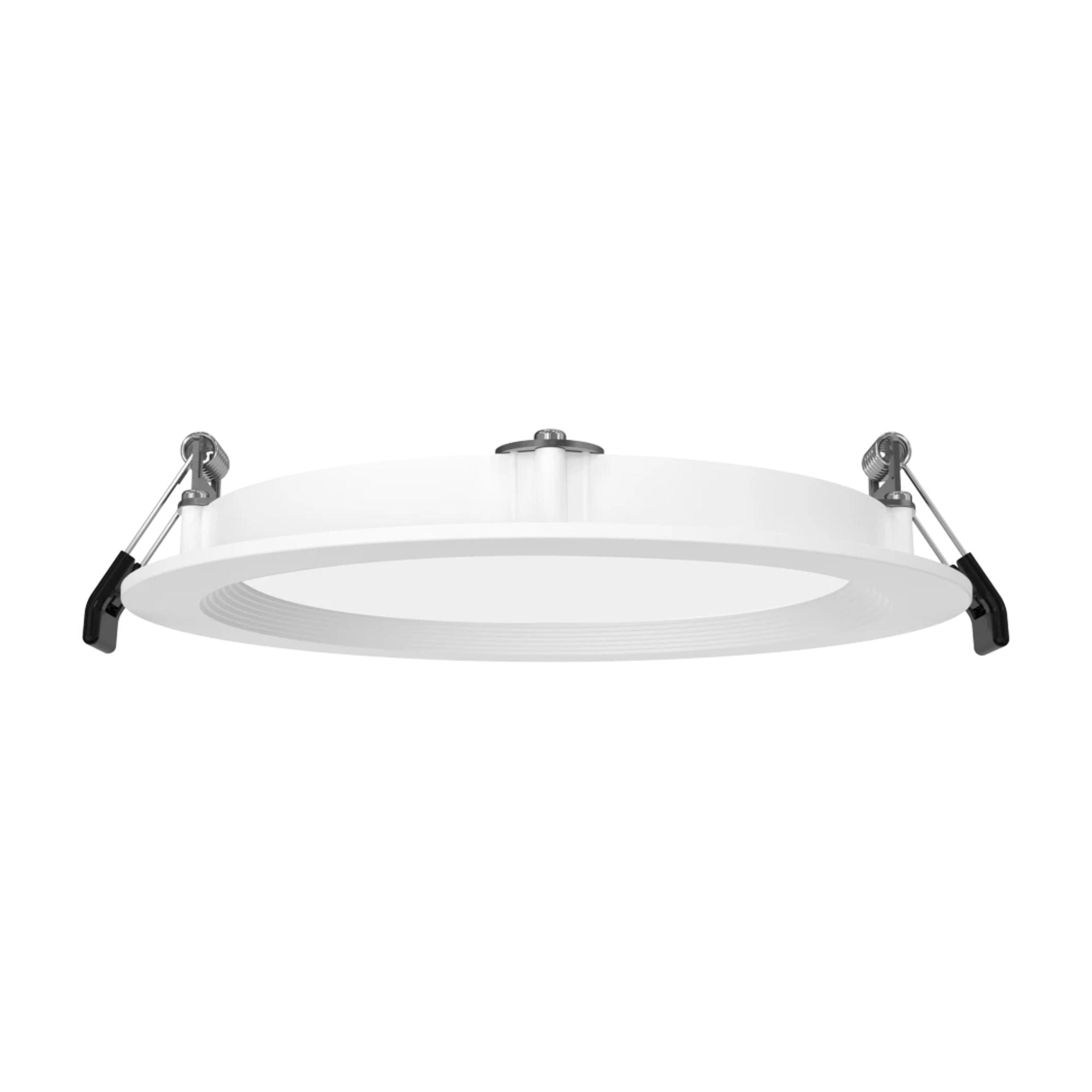 4" Edge-Lit Wafer LED Downlight, 11W|13W|15W, 5-CCT, 120-277V, Baffle Trim