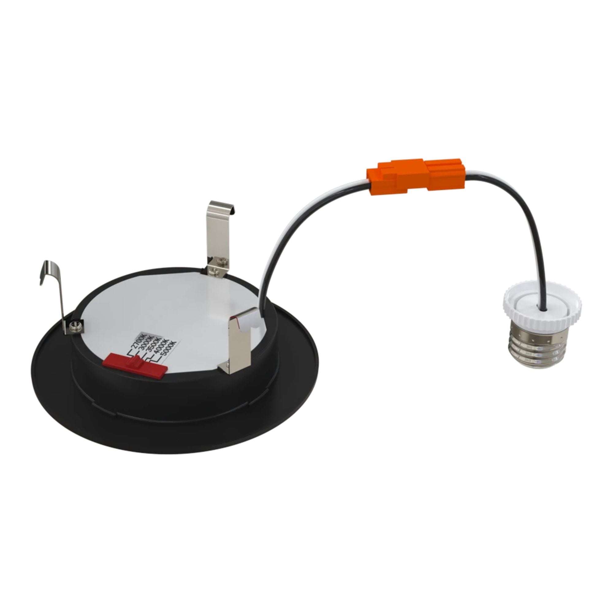 RAB Ultra Thin WFRETRO34-4-B 4 in. Smooth Retrofit Downlight 8W 800 Lumens Selectable CCT Wet Rated