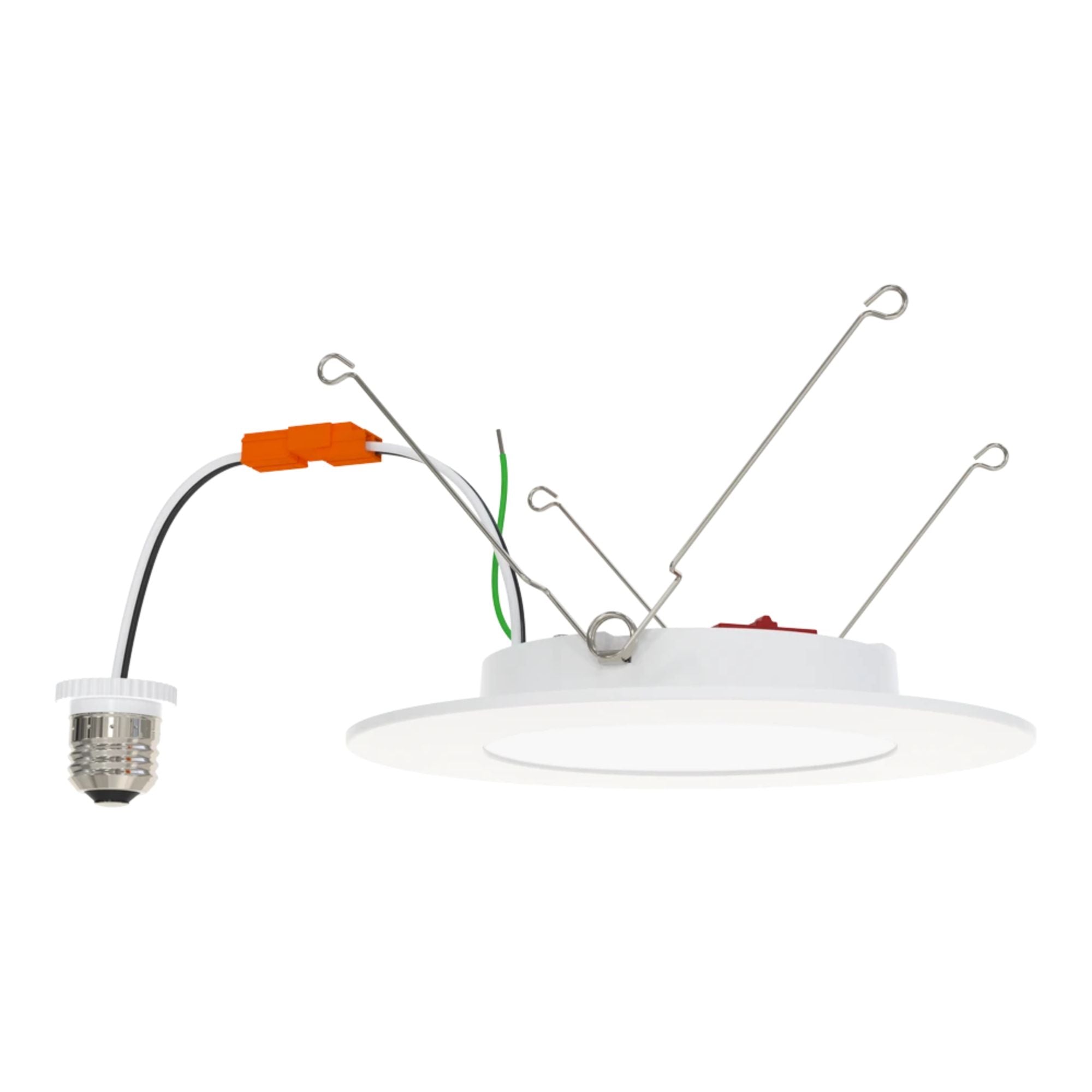 RAB WFRETRO34-6 6 in. Smooth Retrofit Wafer Downlight 11W 1100 Lumens Selectable CCT Wet Rated