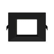RAB WFRL4S99FA120BS 4 in. Ultra Thin Square Smooth Downlight 9W 750 Lumens Selectable CCT, Black