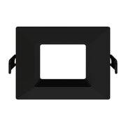 RAB WFRL6S139FA120BB 6 in. Square Baffle Downlight 13W 1100 Lumens Selectable CCT, Black