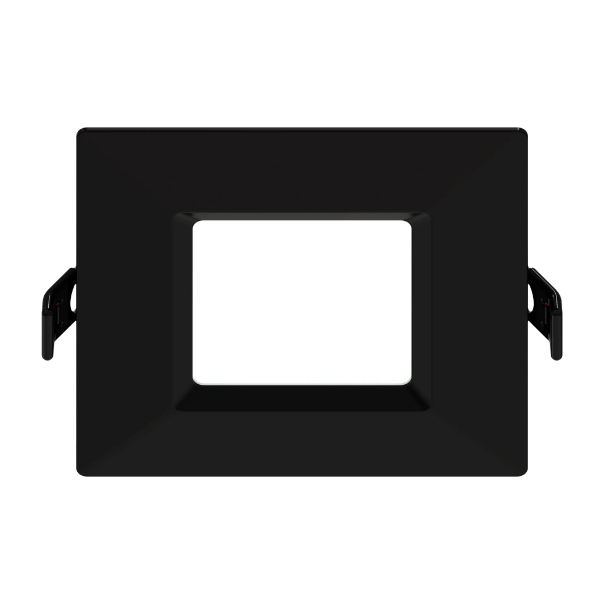 RAB WFRL6S139FA120BS 6 in. Ultra Thin Square Smooth Downlight 13W 1100 Lumens Selectable CCT, Black