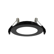 RAB WFRX-2-K 2 in. Ultra Thin Smooth Downlight 10W 900 Lumens Selectable CCT, Black