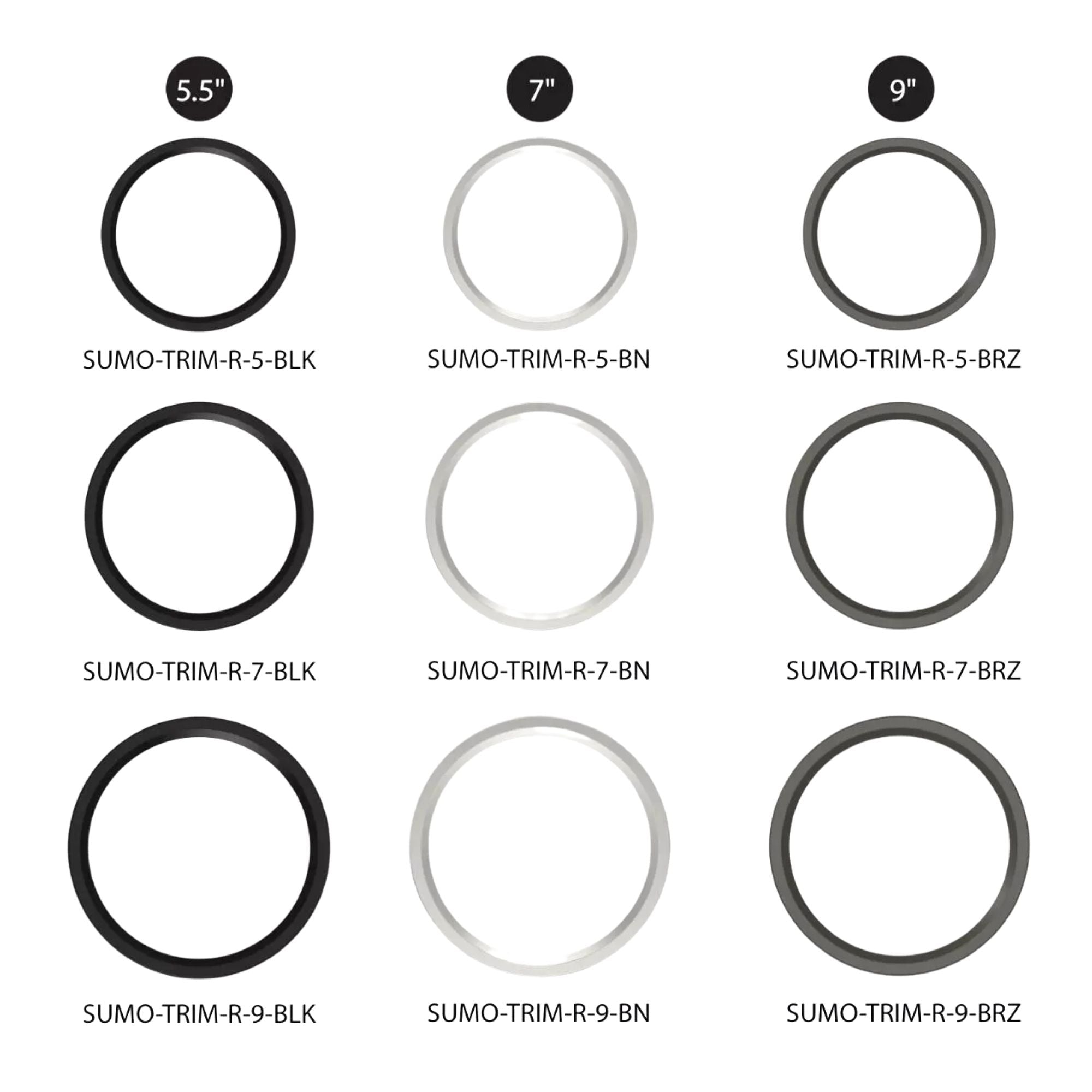 RAB SUMO Slim LED Surface Mount, Black