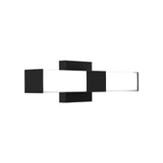 Allure 18" Square LED Vanity Light, CCT Selectable, 120V, Black Finish