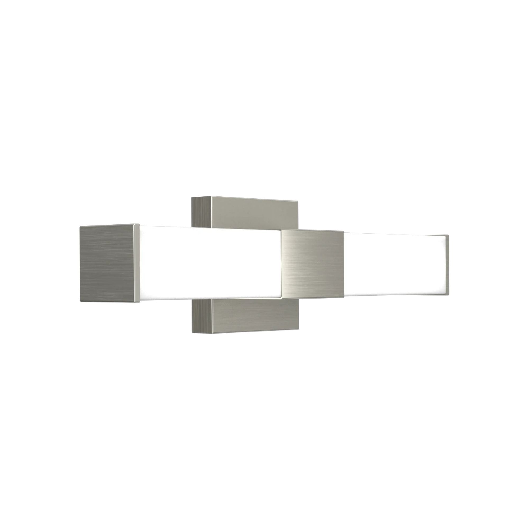 Allure 18" Square LED Vanity Light, CCT Selectable, 120V, Brushed Nickel Finish