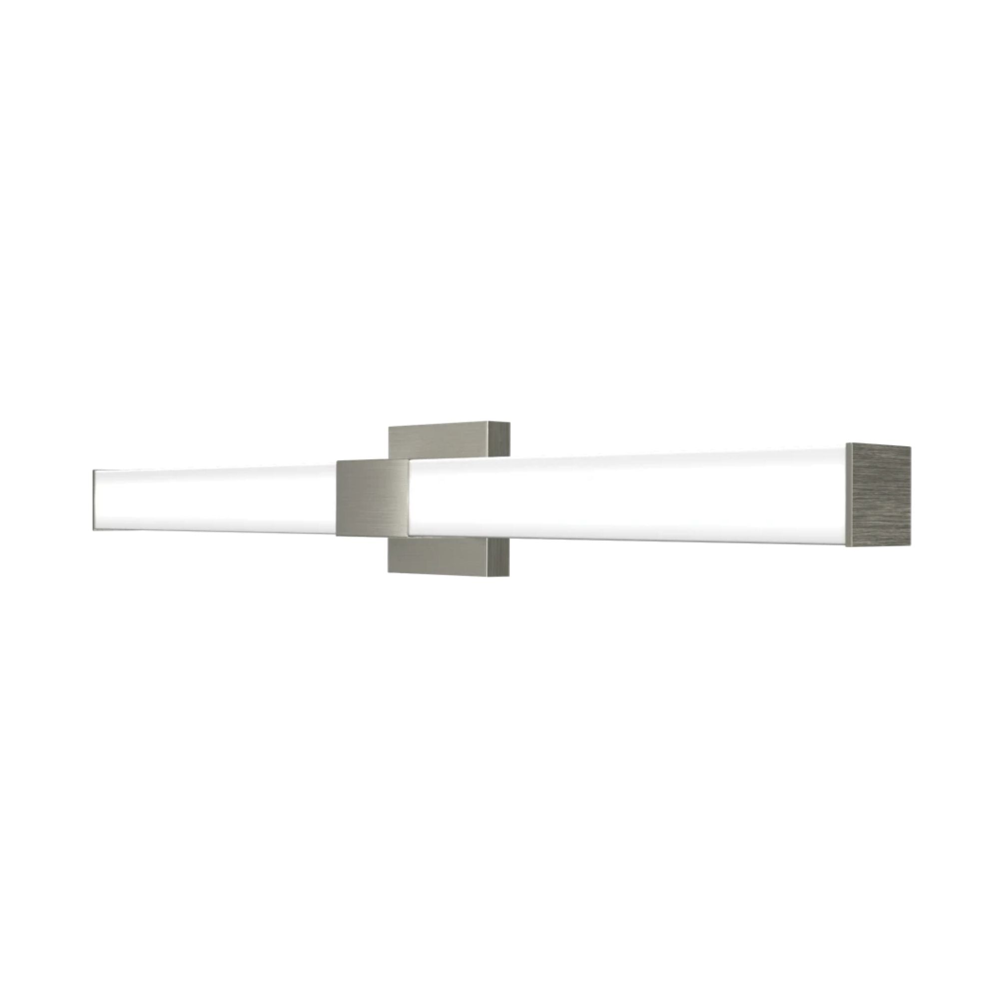 Allure 36" Square LED Vanity Light, CCT Selectable, 120V, Brushed Nickel Finish