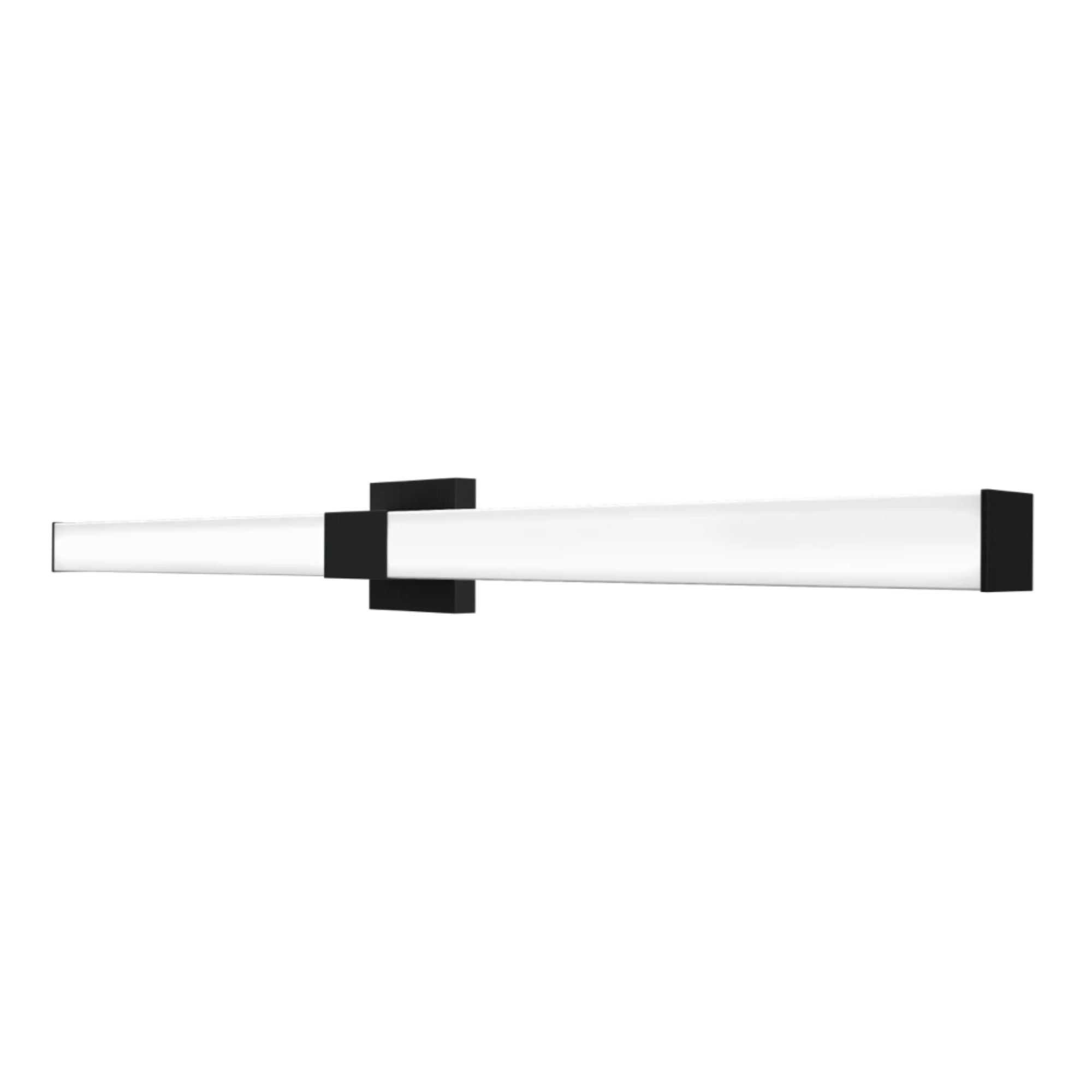 Allure 48" Square LED Vanity Light, CCT Selectable, 120V, Black Finish