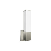 Allure 14" Square LED Wall Sconce, CCT Selectable, 120V, Brushed Nickel Finish