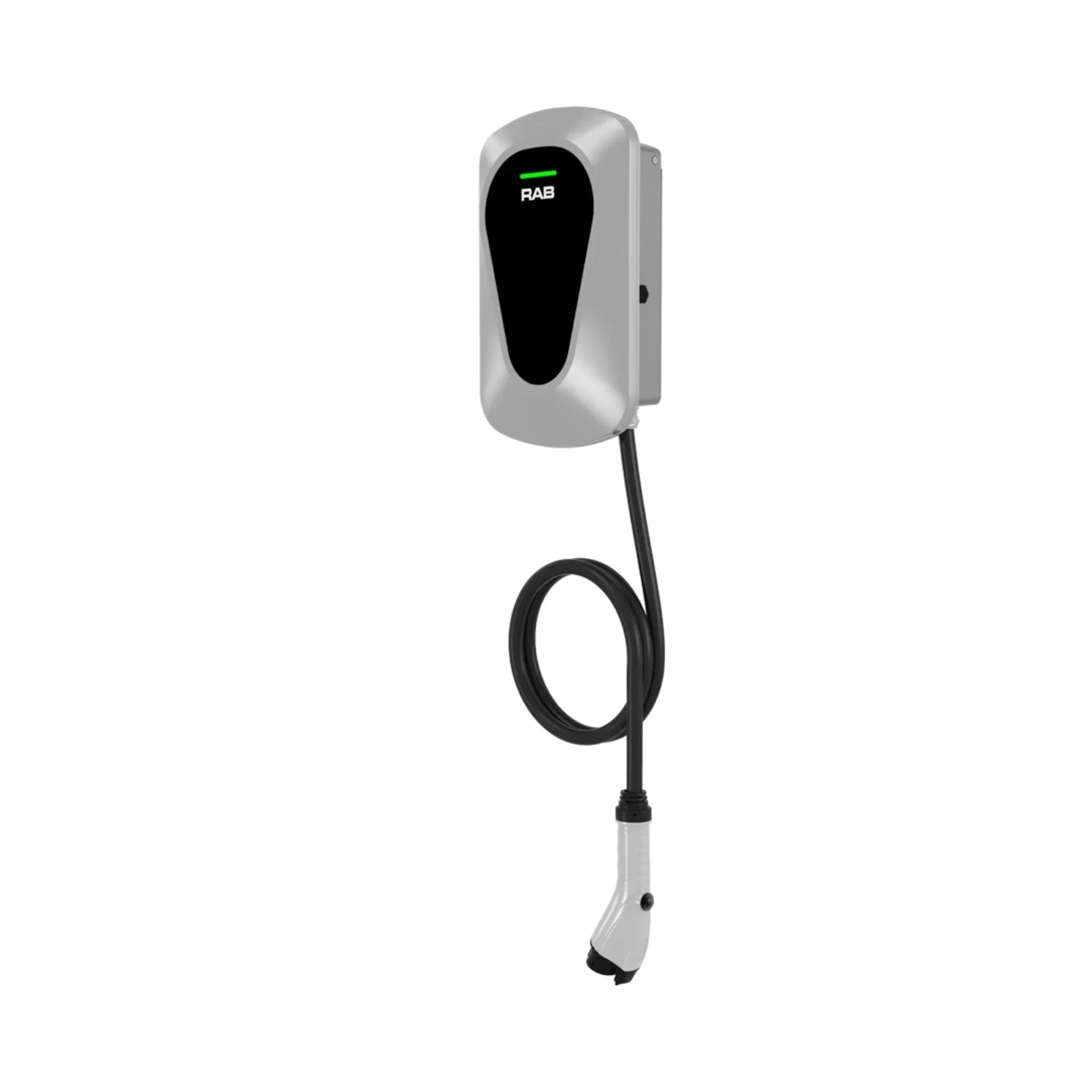 RAB Lighting EVC48/LCB 48A Level 2 Smart Electric Vehicle Charger with Wi-Fi and Lightcloud Blue