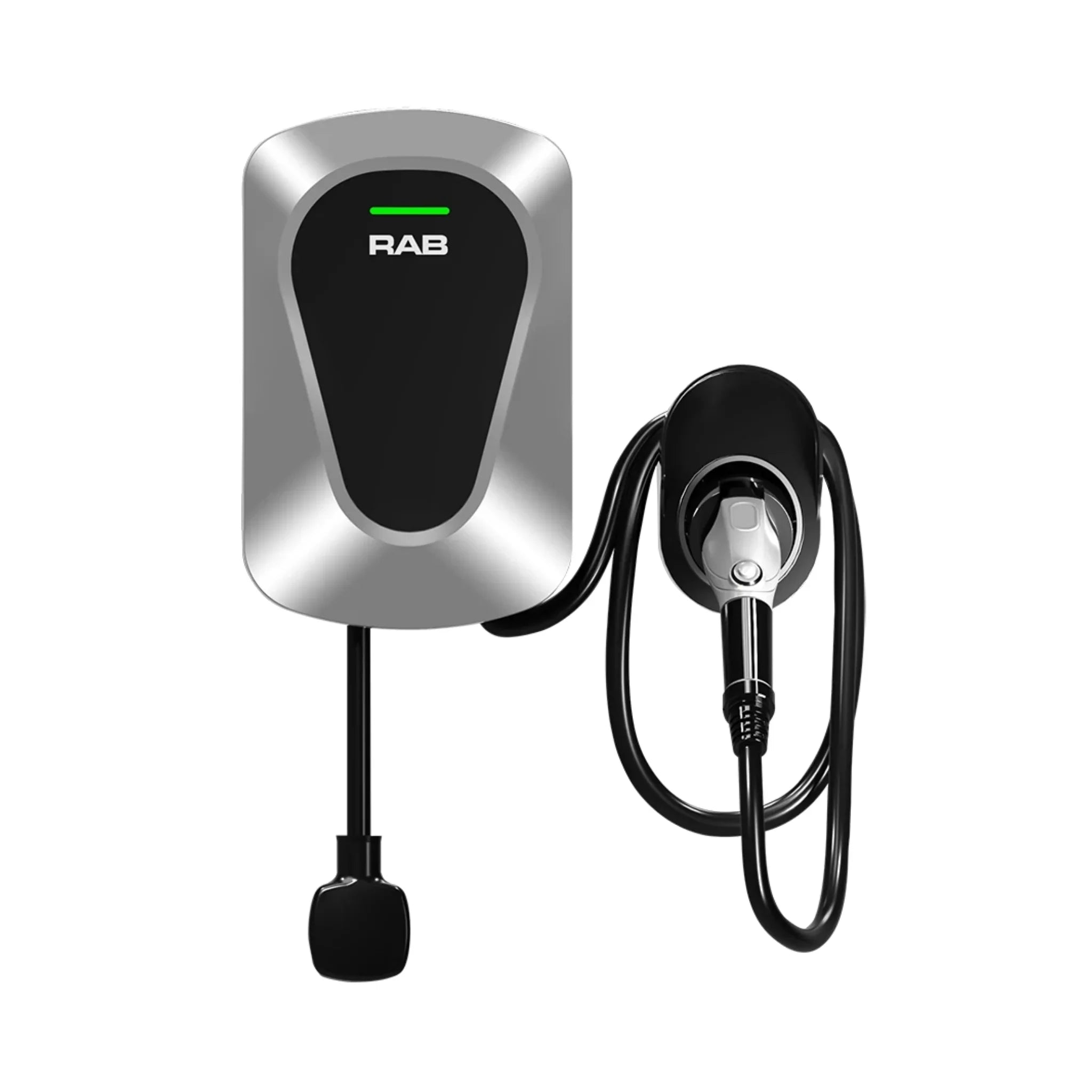 RAB Lighting EVC32 32A Level 2 Electric Vehicle Charger - Wall Mount SAEJ1772 Non-Networked