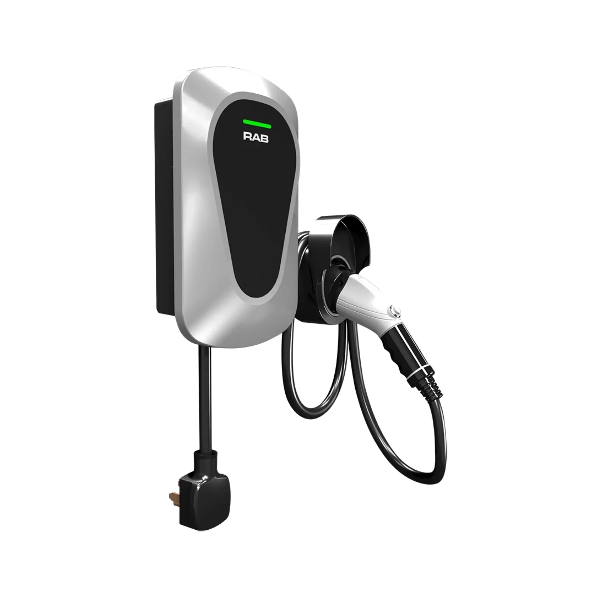 RAB Lighting EVC32 32A Level 2 Electric Vehicle Charger - Wall Mount SAEJ1772 Non-Networked