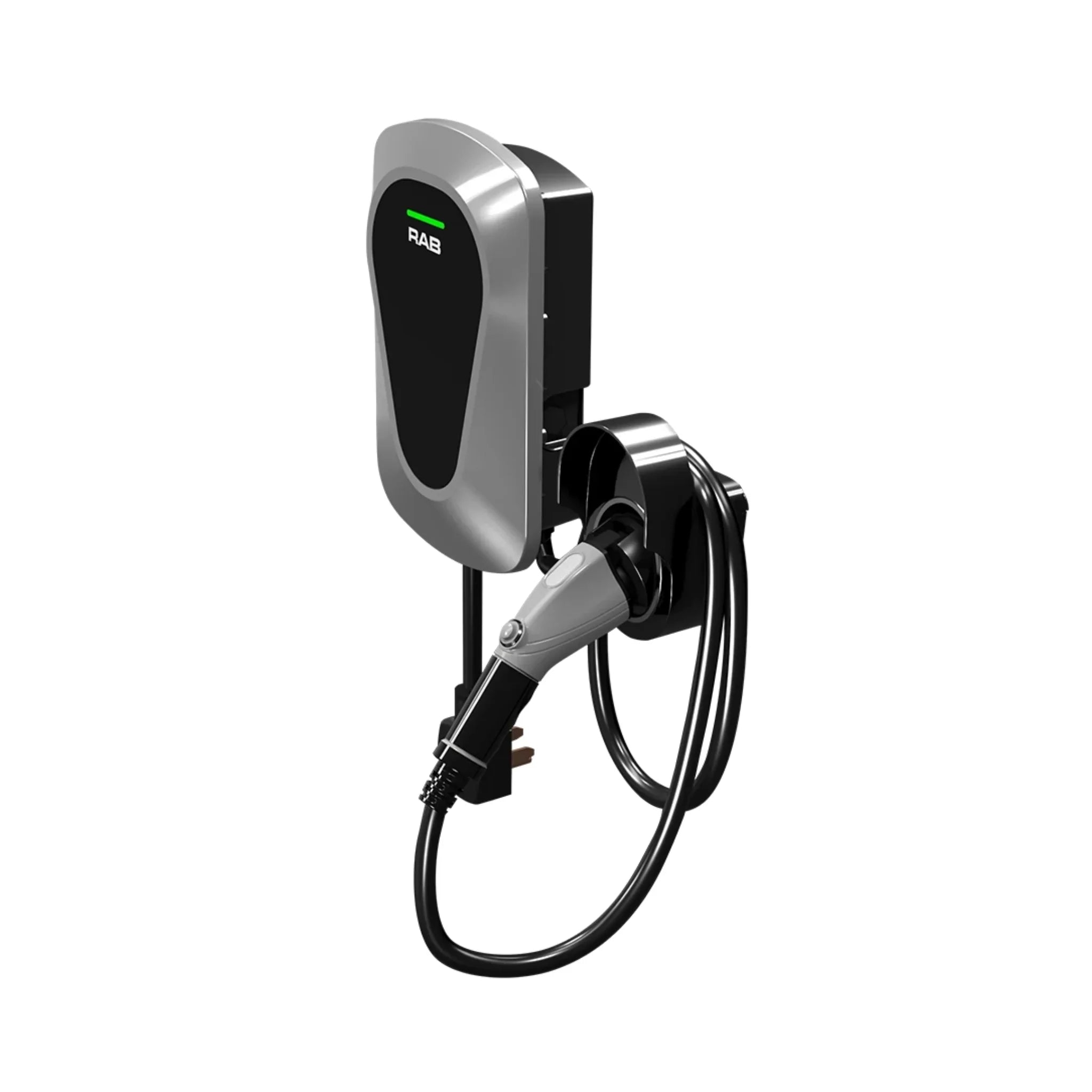 RAB Lighting EVC32 32A Level 2 Electric Vehicle Charger - Wall Mount SAEJ1772 Non-Networked