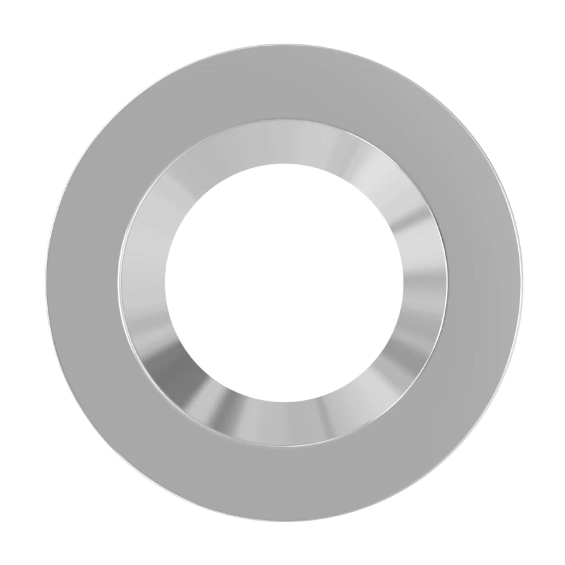 RAB Lighting - RAB CRLEDFA 10" Round Trim, Smooth Brushed Nickel Finish | Bees Lighting