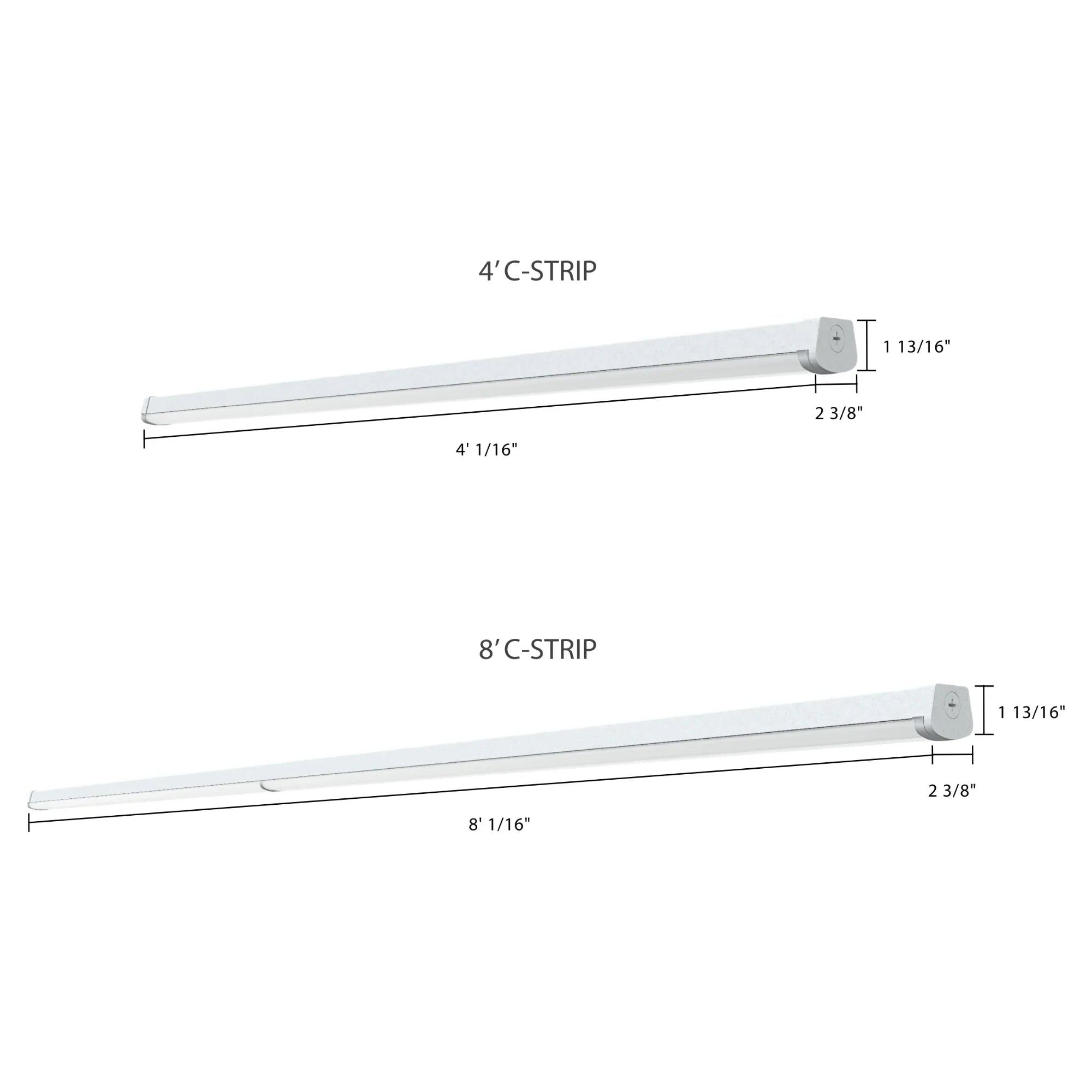 RAB C-Strip Field Adjustable 4ft Strip Light 5500 Lumens 36W Selectable CCT 120-277V White