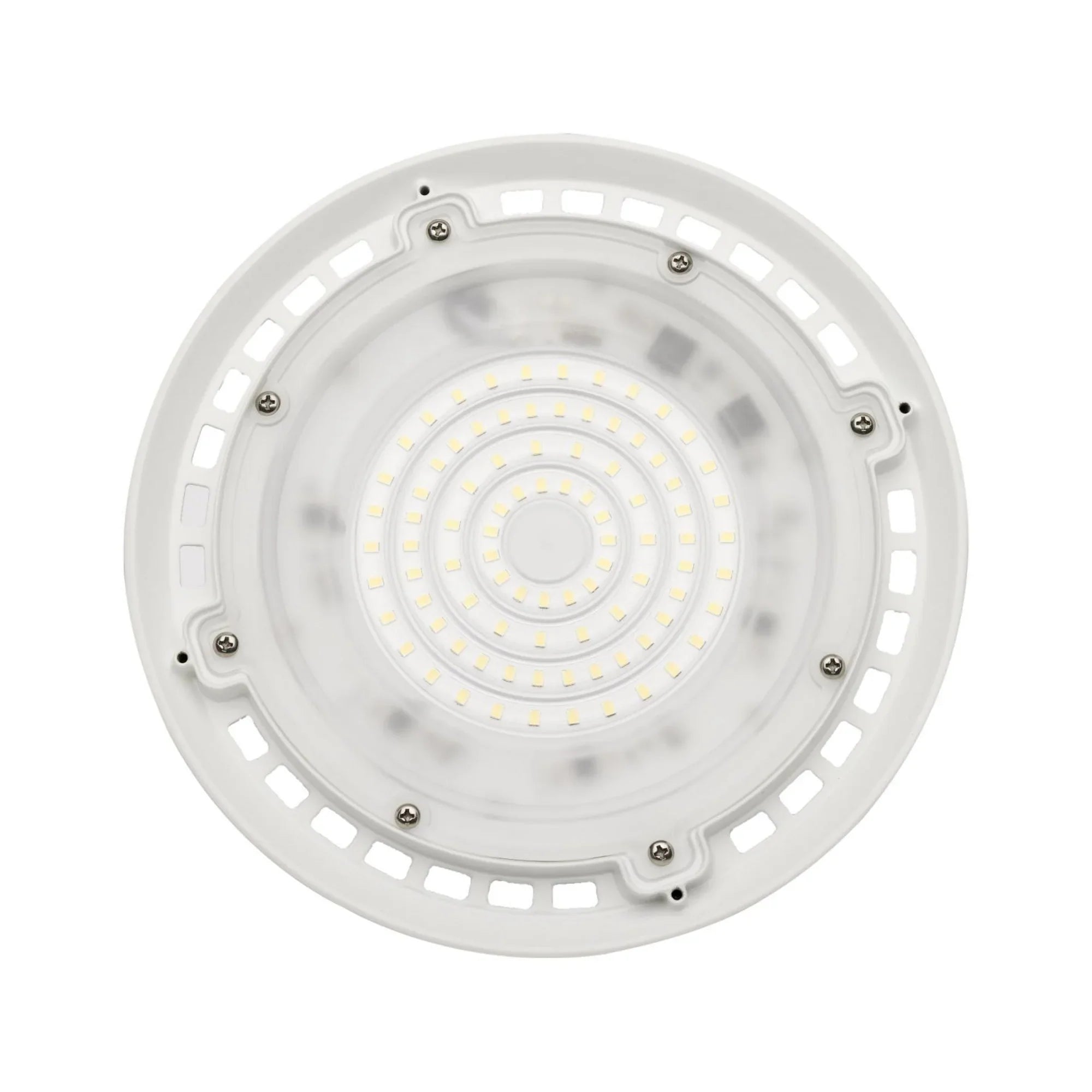 Hi-Pro LED Shop Light, 7000 Lumens, 60W LED UFO High Bay, 4000K, 120V, White