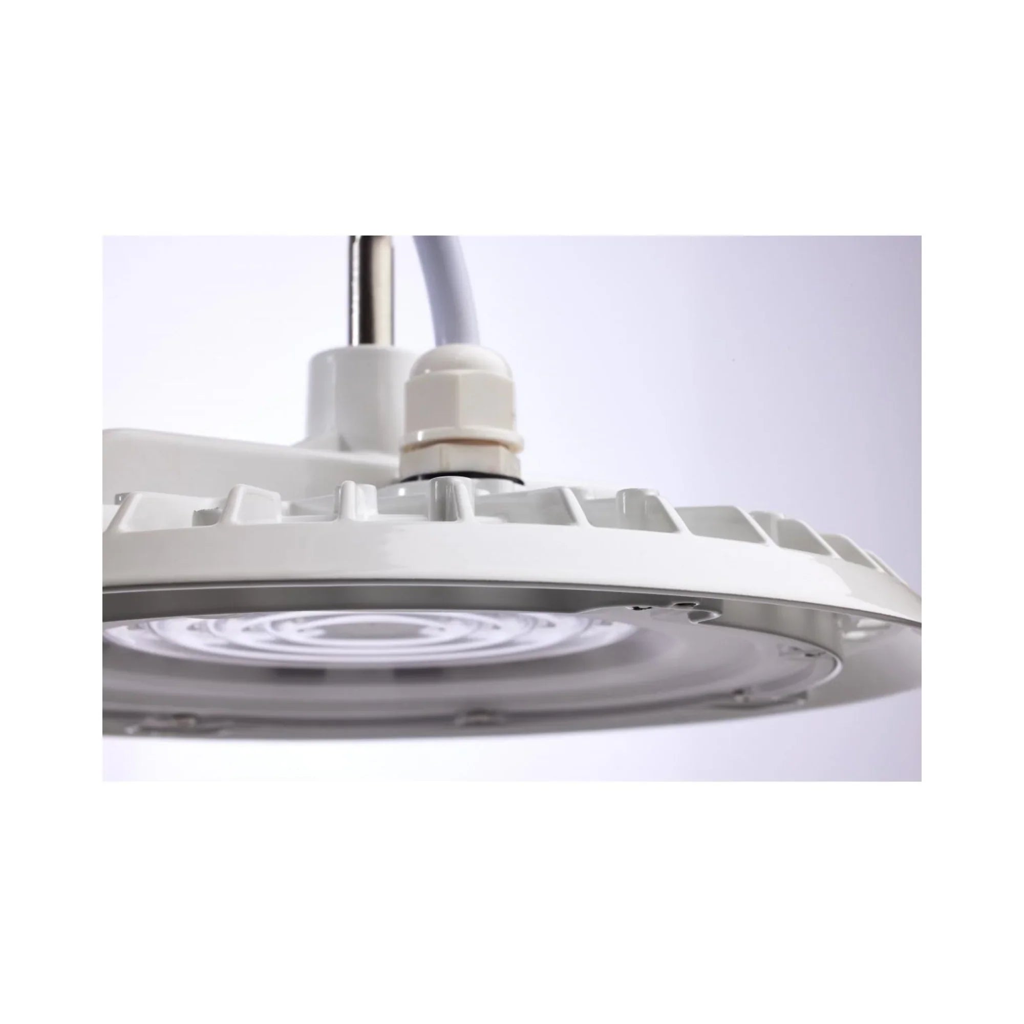 Hi-Pro LED Shop Light, 7000 Lumens, 60W LED UFO High Bay, 5000K, 120V, White